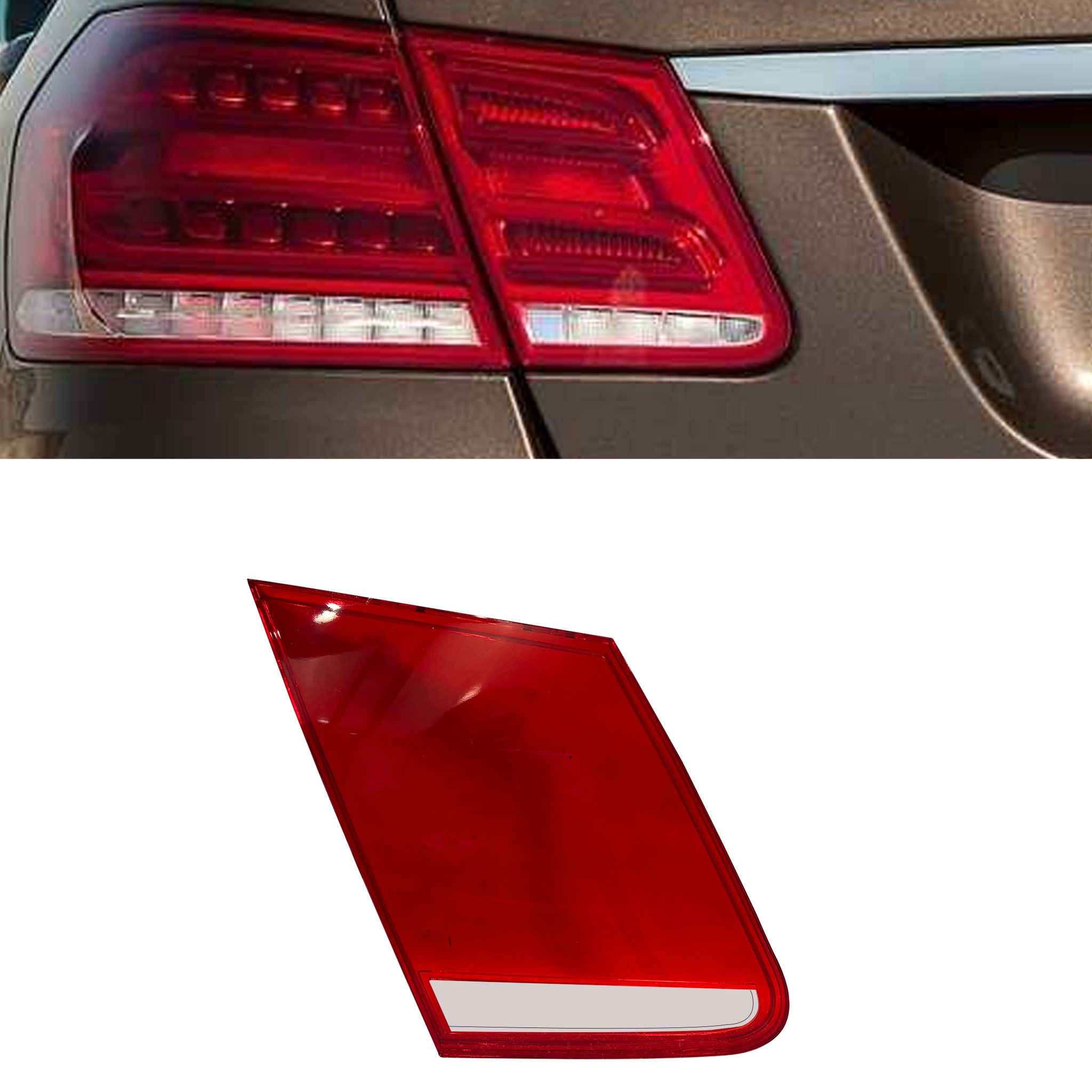 Inner Left (Passenger Side) Tail Lamp Cover for MERCEDES-BENZ E-CLASS W212 (2014-2016)