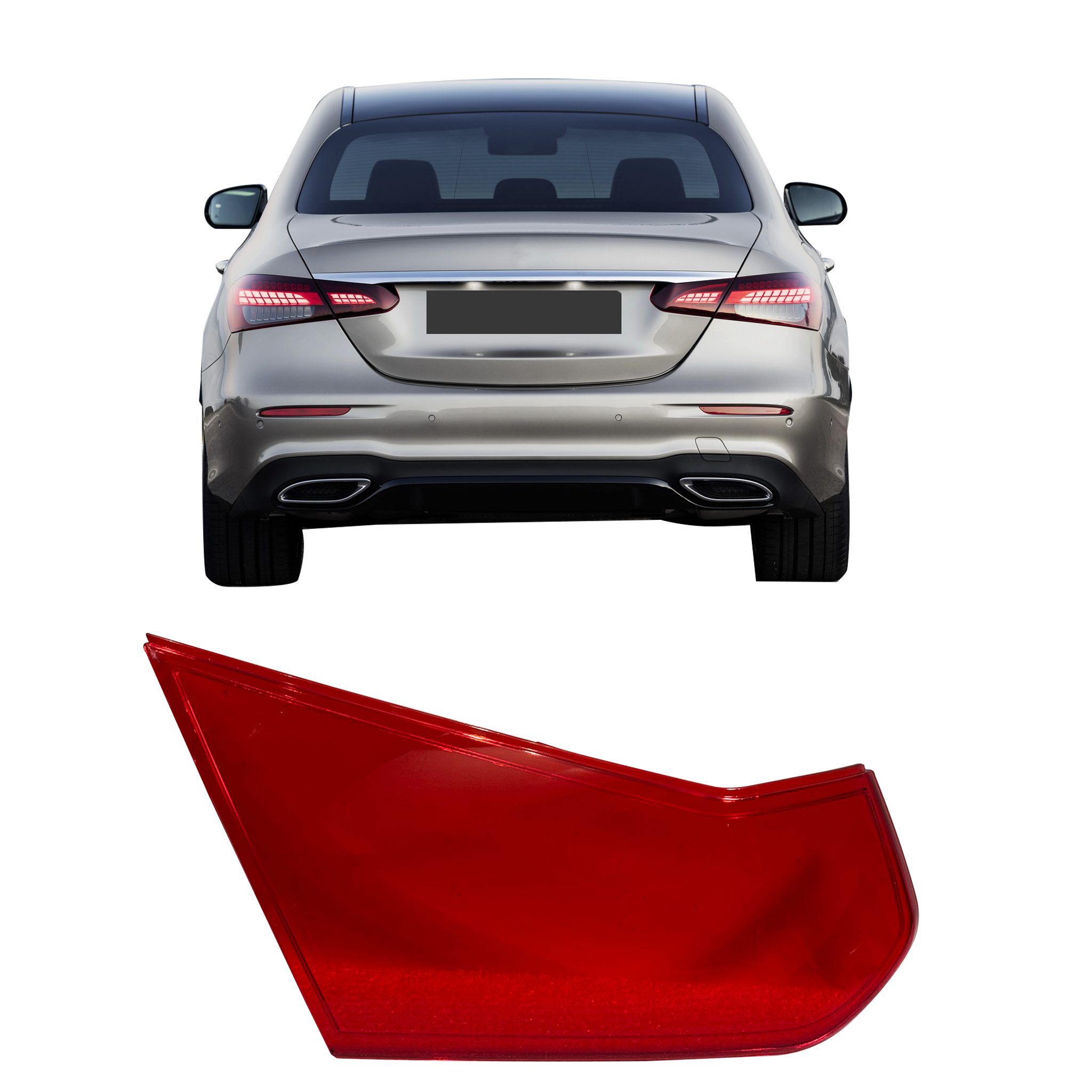 Inner Left (Passenger Side) Tail Lamp Cover for MERCEDES-BENZ E-CLASS W213 (2020-2023)