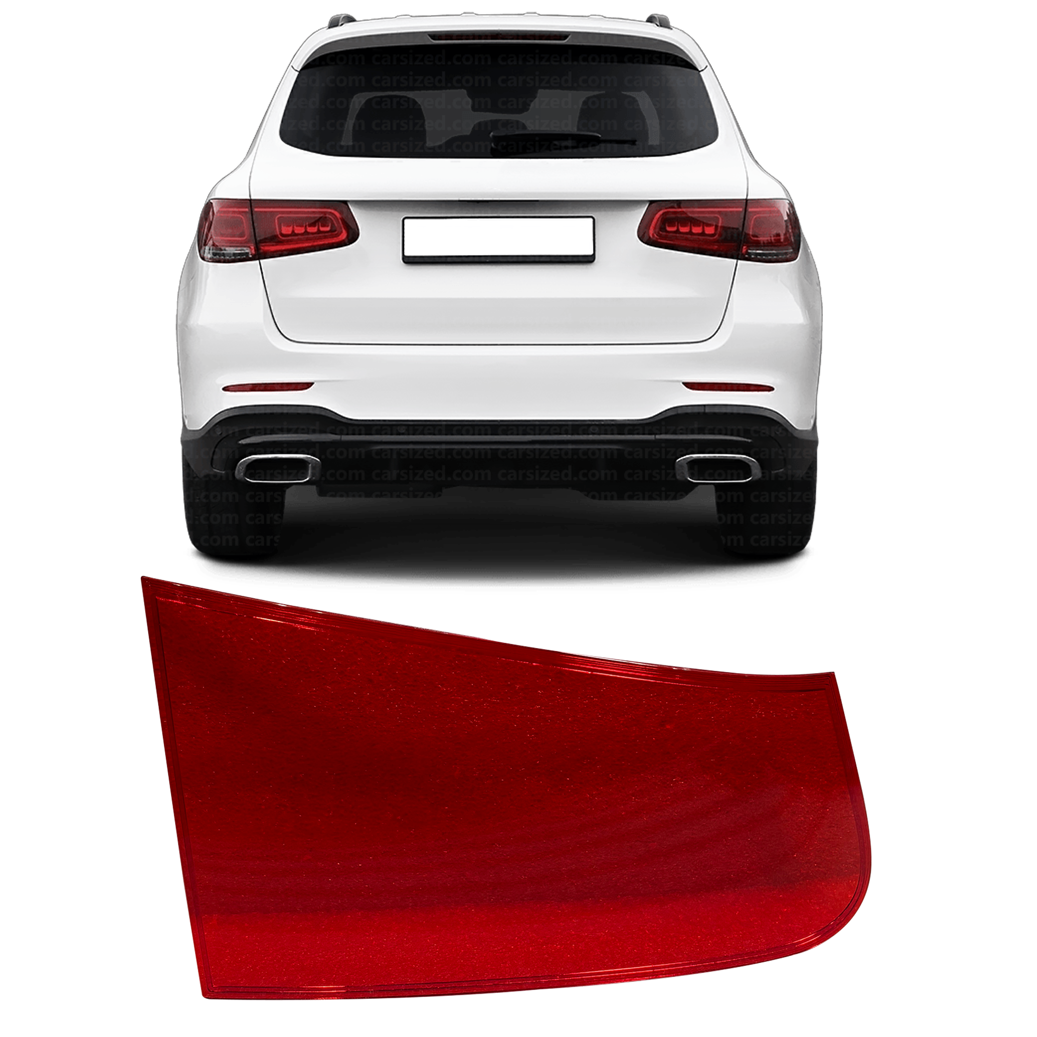 Inner Left (Passenger Side) Tail Lamp Cover for MERCEDES-BENZ GLC W253 (2015-2023)