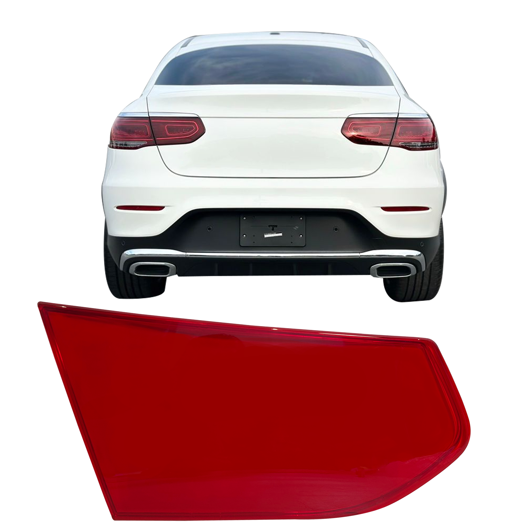 Inner Left (Passenger Side) Tail Lamp Cover for MERCEDES-BENZ GLC W253 (2015-2023)