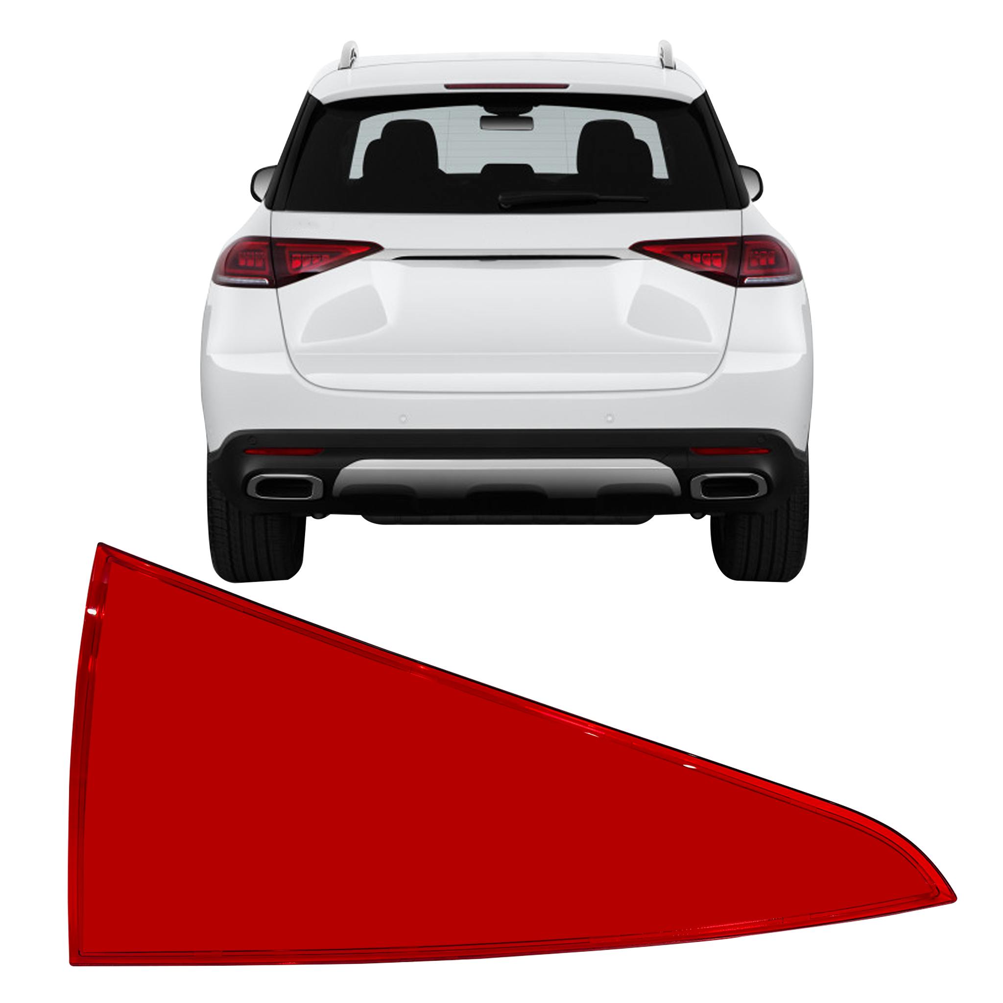 Inner Left (Passenger Side) Tail Lamp Cover for MERCEDES-BENZ GLE W167 (2018-2024)