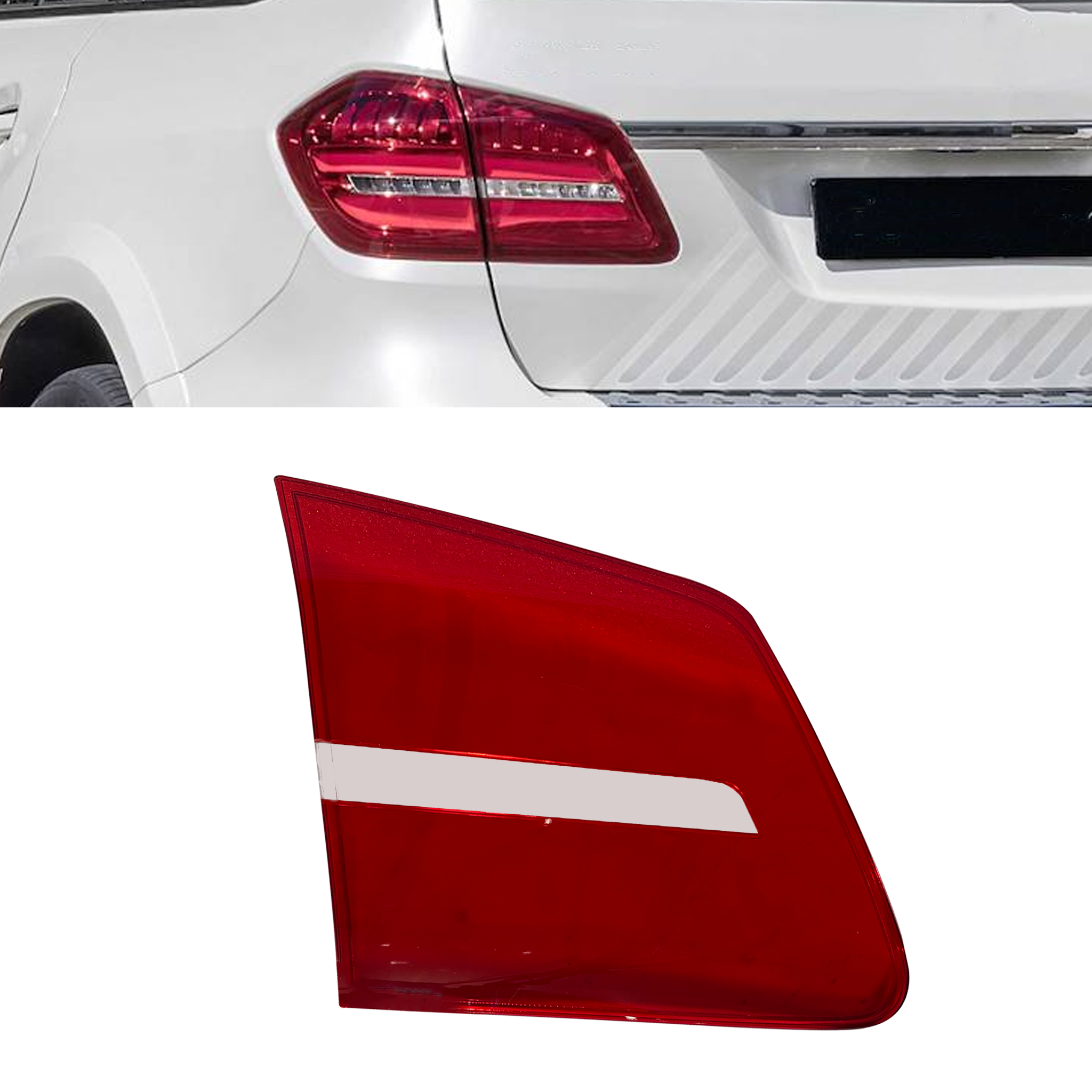 Inner Left (Passenger Side) Tail Lamp Cover for MERCEDES-BENZ ML-CLASS W166 (2012-2015)