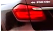 Inner Left (Passenger Side) Tail Lamp Cover for MERCEDES-BENZ ML-CLASS W166 (2012-2015)