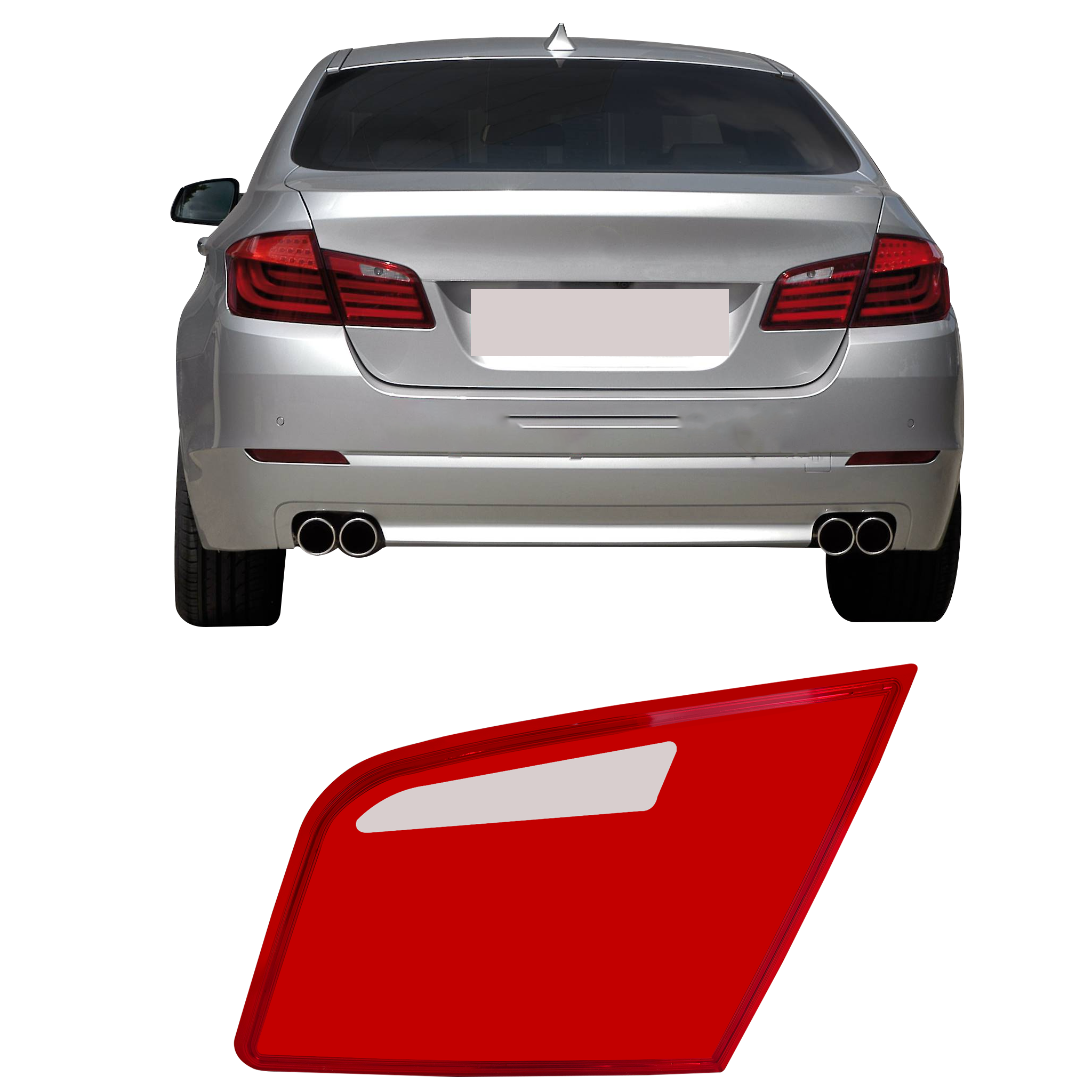 Inner Right (Driver Side) Tail Lamp Cover for BMW 5 SERIES F10 (2010-2016)