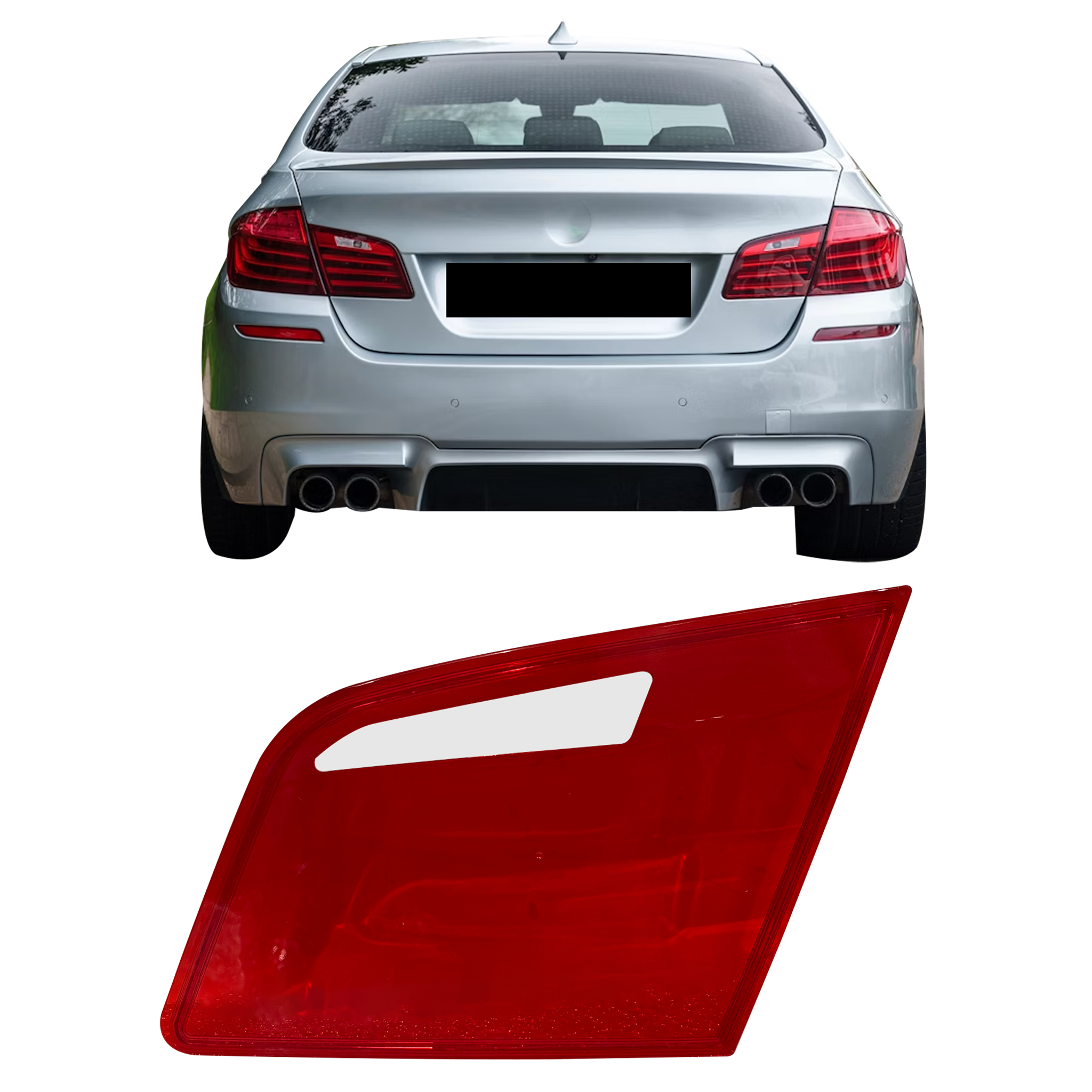 Inner Right (Driver Side) Tail Lamp Cover for BMW 5 SERIES F10 (2010-2016)