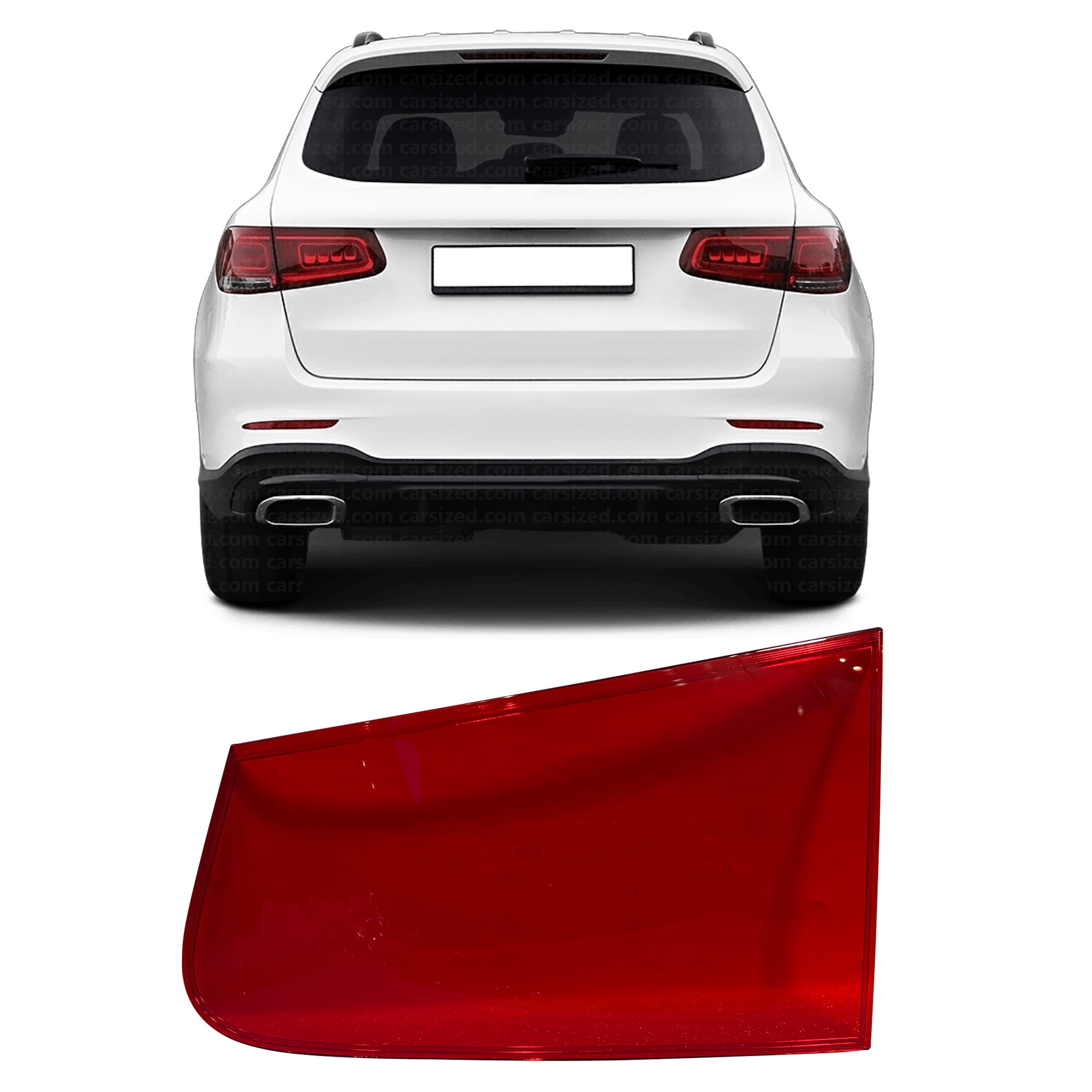 Inner Right (Driver Side) Tail Lamp Cover for MERCEDES-BENZ GLC W253 (2015-2023)