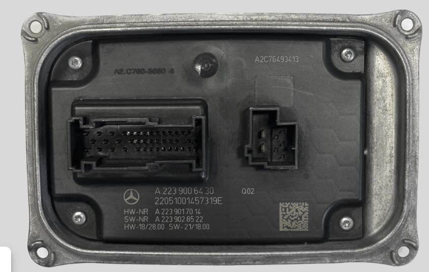 LED Headlight Ballast Control Module for MERCEDES-BENZ S-CLASS W223 (2021-2026) Used Original