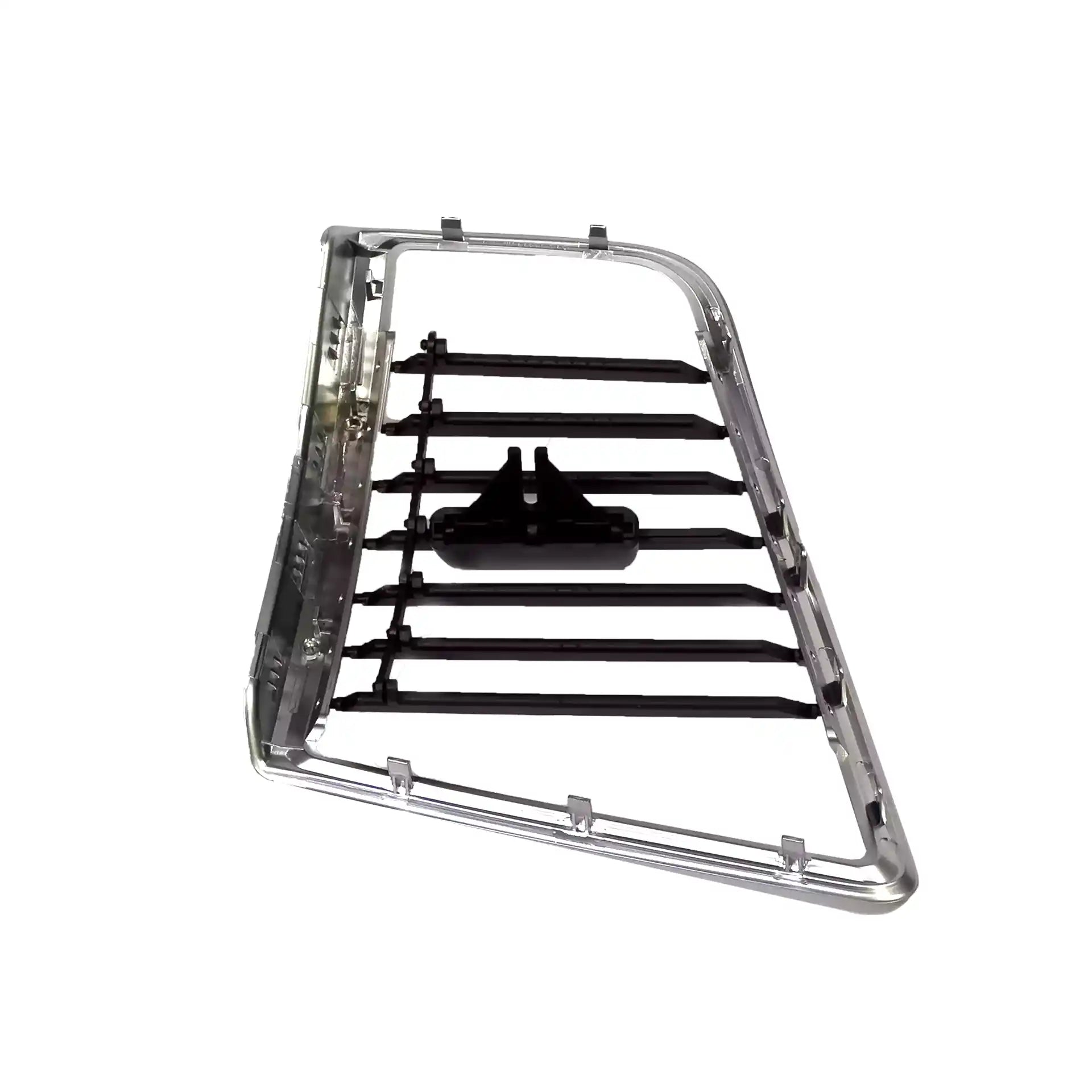 Left AC Vent Grille for AUDI Q5 8RB (2008-2017) in Black & Silver color RHD Chrome
