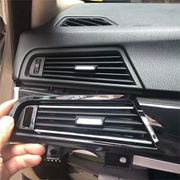 Left AC Vent Grille for BMW 5 SERIES F10 (2010-2016) in Black color Piano Black Chrome