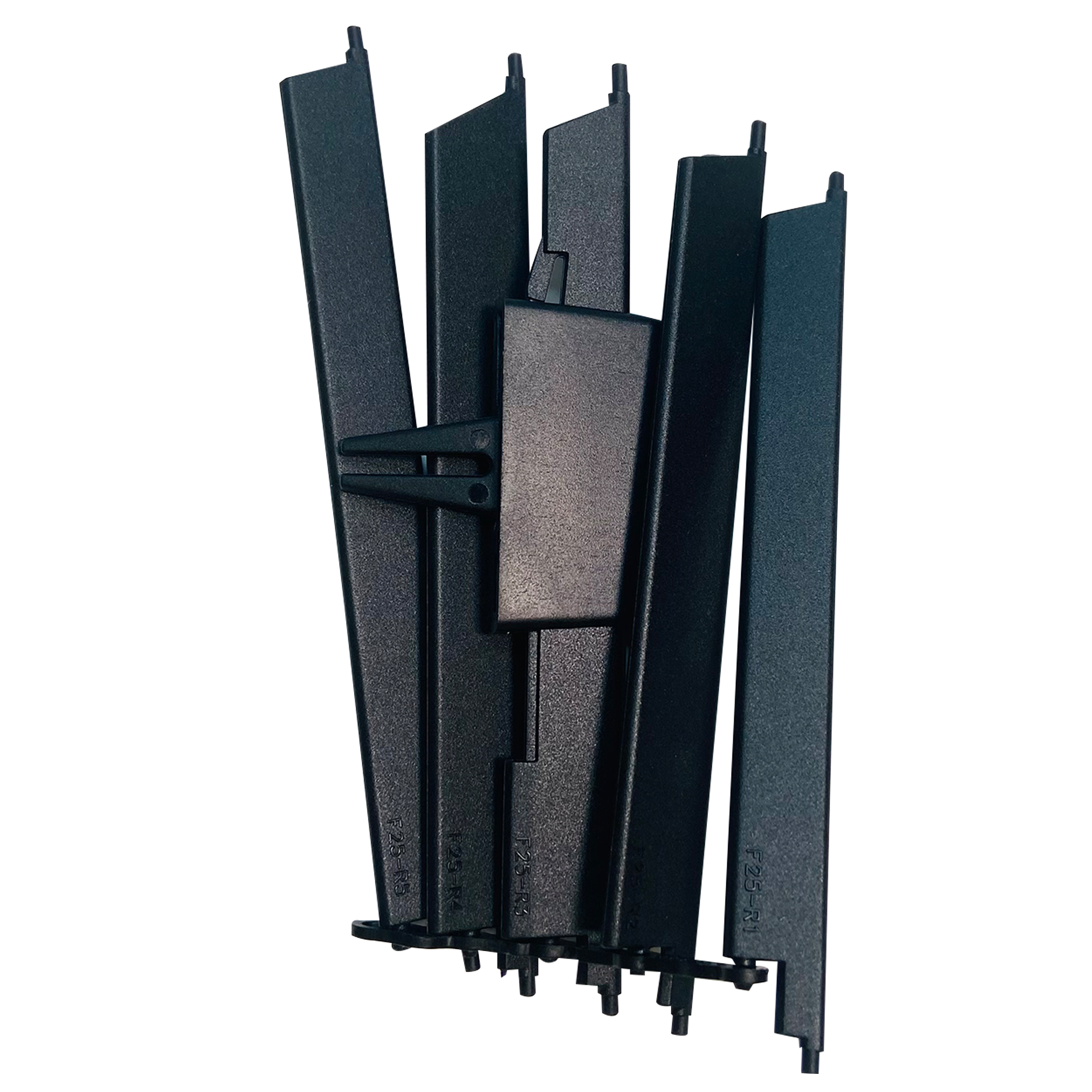 Left AC Vent Repair Kit for BMW X3 F25 (2011-2017) in Black color RHD