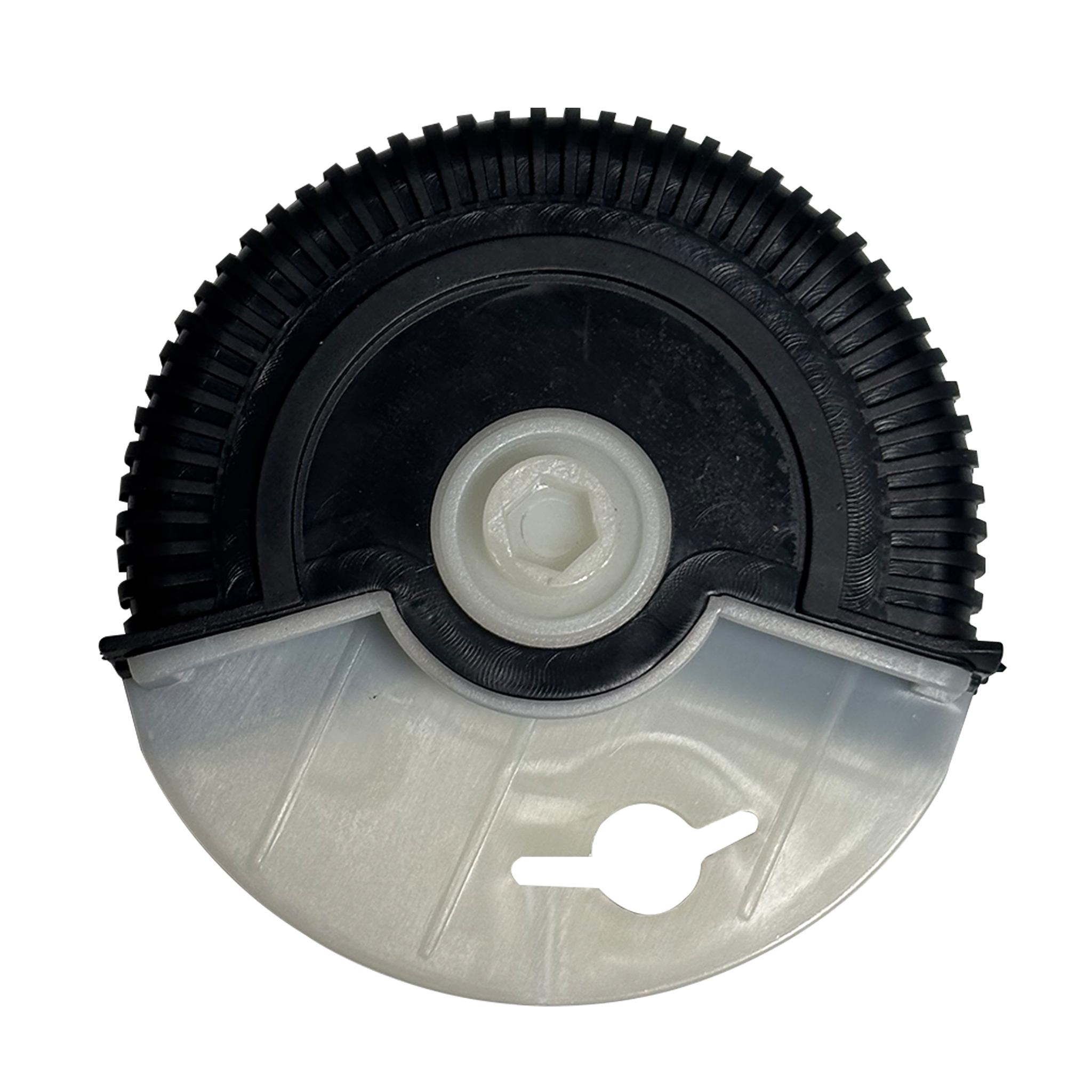 Left AC Vent Repair Kit for MERCEDES-BENZ E-CLASS W211 (2002-2008) in Black color Roller Wheel