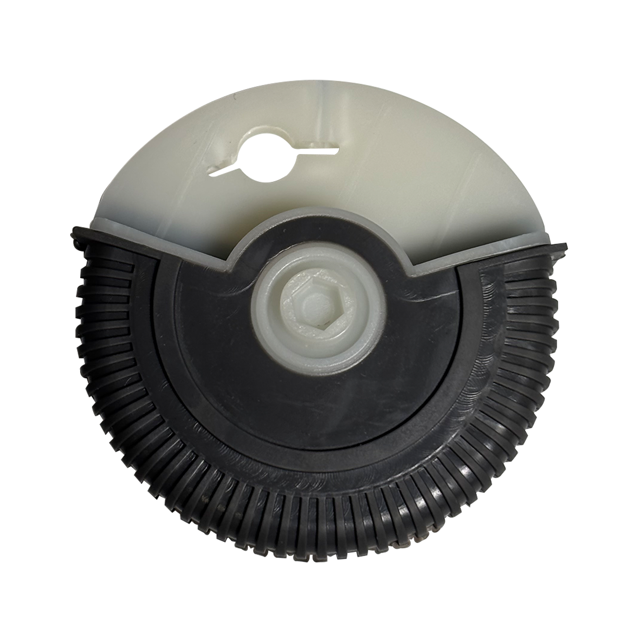 Left AC Vent Repair Kit for MERCEDES-BENZ E-CLASS W211 (2002-2008) in Dark Gray color Roller Wheel