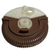 Left AC Vent Repair Kit for MERCEDES-BENZ E-CLASS W211 (2002-2008) in Dark Yellow color Roller Wheel