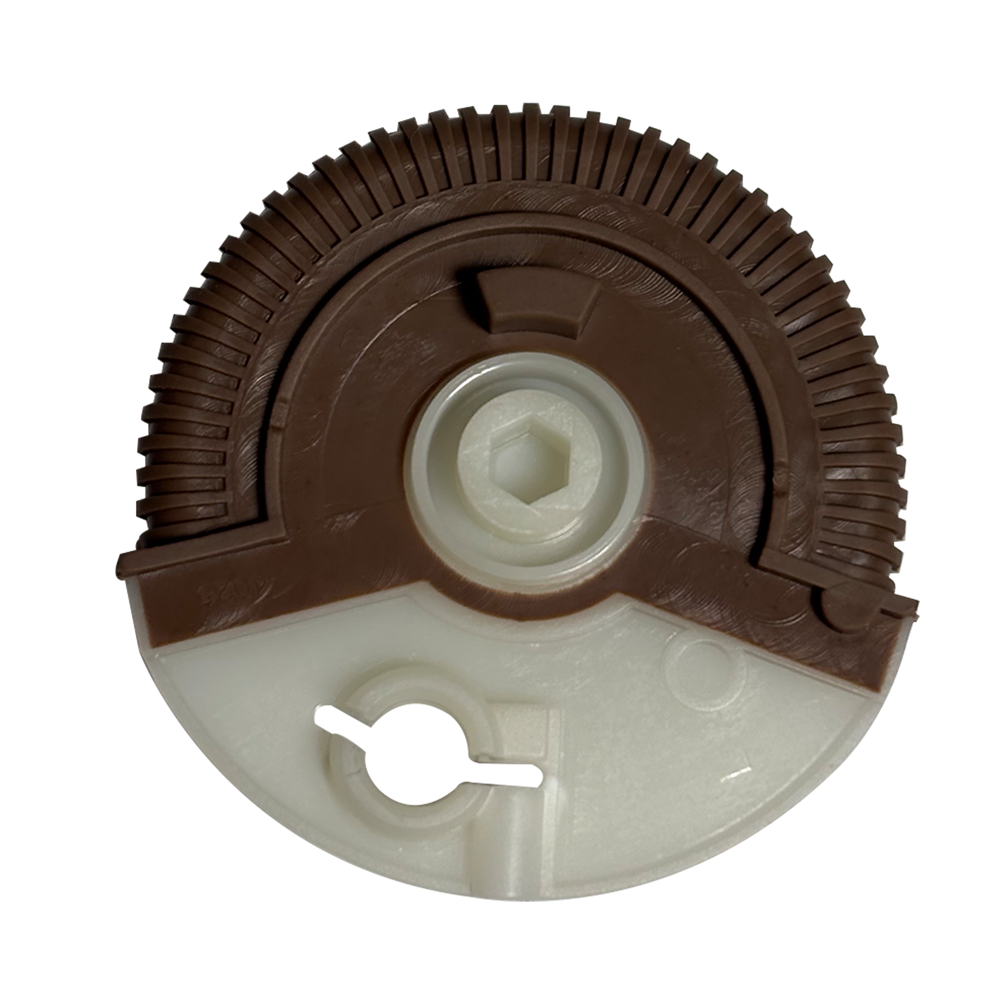 Left AC Vent Repair Kit for MERCEDES-BENZ E-CLASS W211 (2002-2008) in Dark Yellow color Roller Wheel