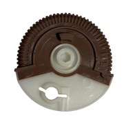 Left AC Vent Repair Kit for MERCEDES-BENZ E-CLASS W211 (2002-2008) in Dark Yellow color Roller Wheel