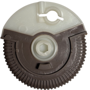 Left AC Vent Repair Kit for MERCEDES-BENZ E-CLASS W211 (2002-2008) in Stone Yellow color Roller Wheel