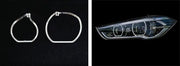Left Angel Eye Halo Ring for BMW X1 F48 (2016-2019) Large 1 Pc Per Headlight