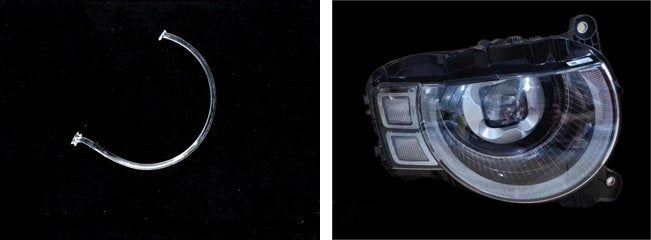 Left Angel Eye Halo Ring for LAND ROVER DEFENDER L663 (2021-2023)