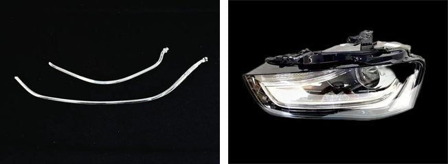 Left DRL Lamp Tube for AUDI A4 8K2 (2012-2016) Set of 2 Pcs Per Headlight