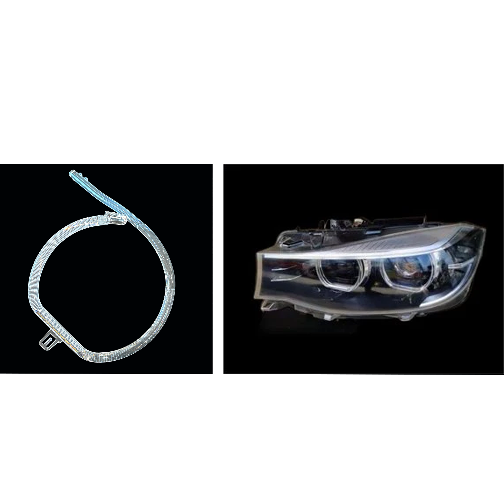 Left DRL Lamp Tube for BMW 3 F34 (2016-2019) LED (Large) 1 Pc Per Headlight