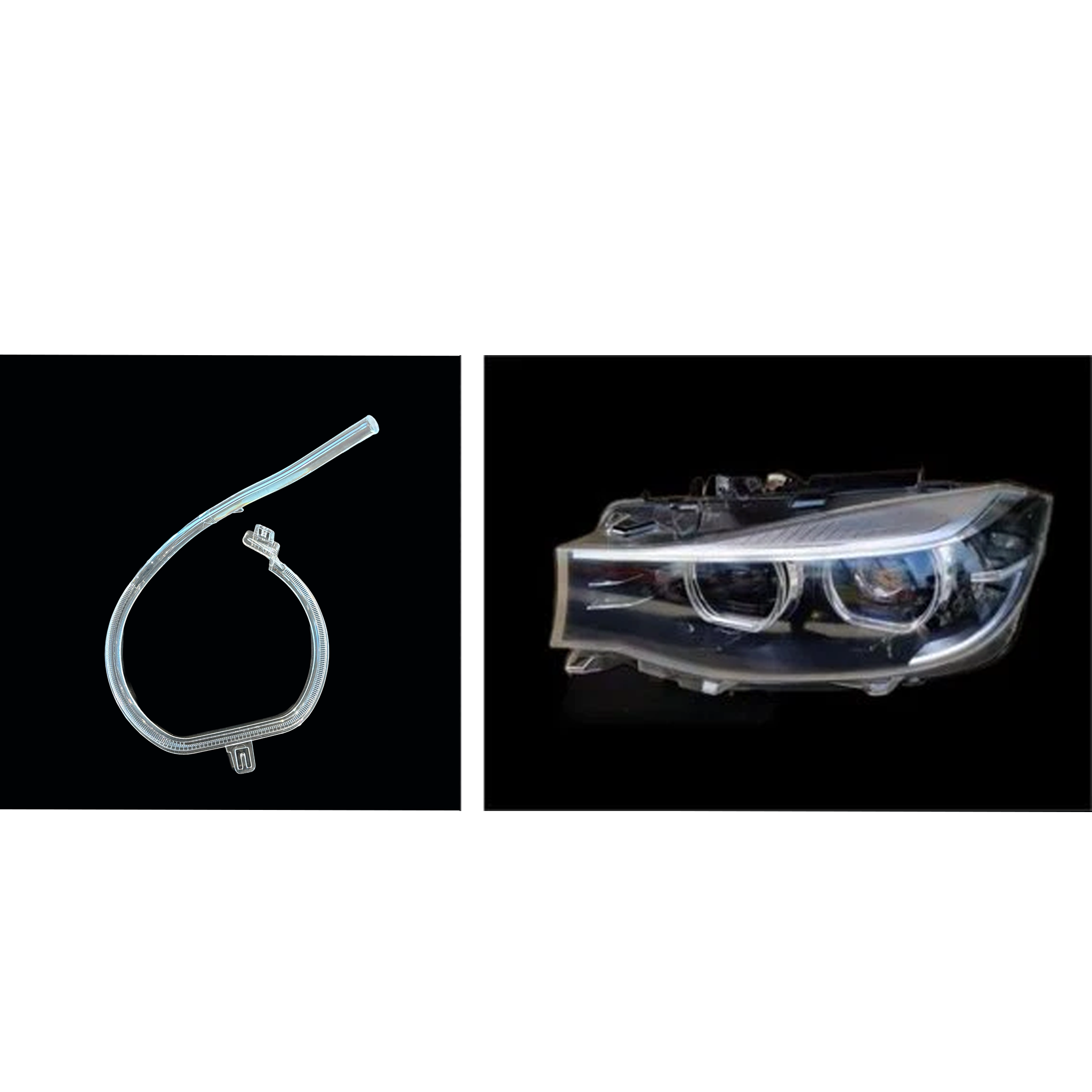 Left DRL Lamp Tube for BMW 3 F34 (2016-2019) LED (Large) 1 Pc Per Headlight