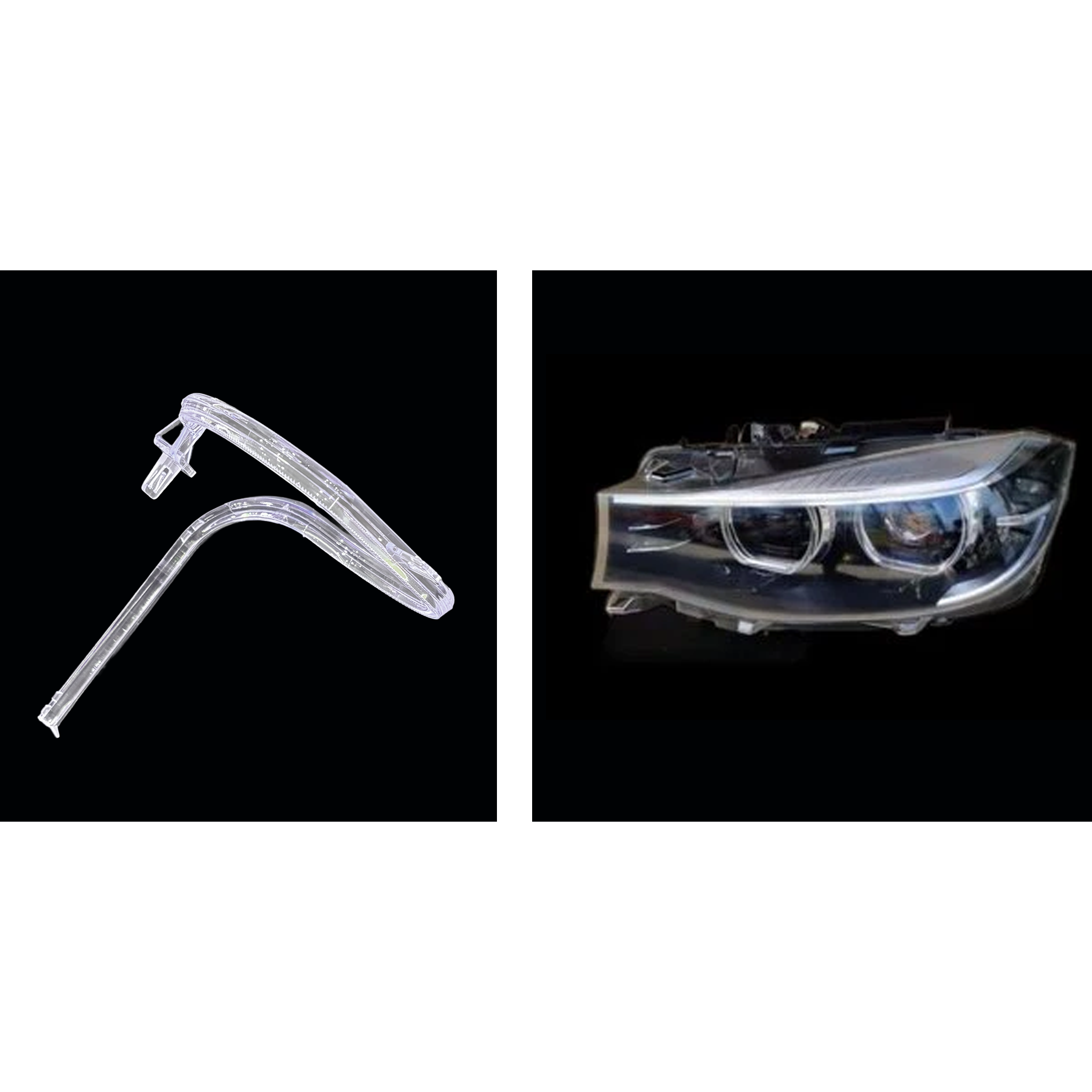 Left DRL Lamp Tube for BMW 3 F34 (2016-2019) LED (Small) 1 Pc Per Headlight