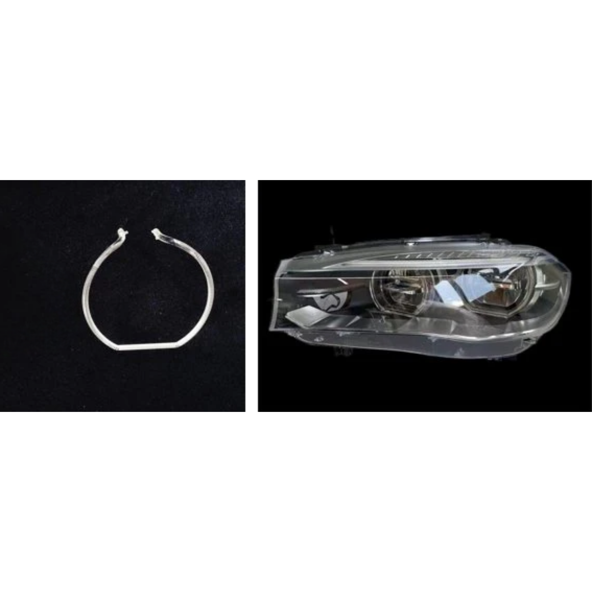 Left DRL Lamp Tube for BMW X6 F16 (2014-2018) LED (Large) 1 Pc Per Headlight