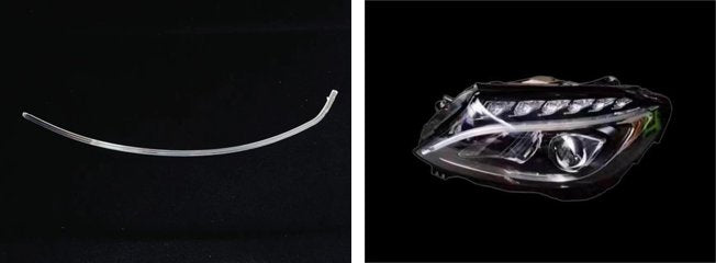 Left DRL Lamp Tube for MERCEDES-BENZ C-CLASS W205 (2015-2018) 1 Pc Per Headlight