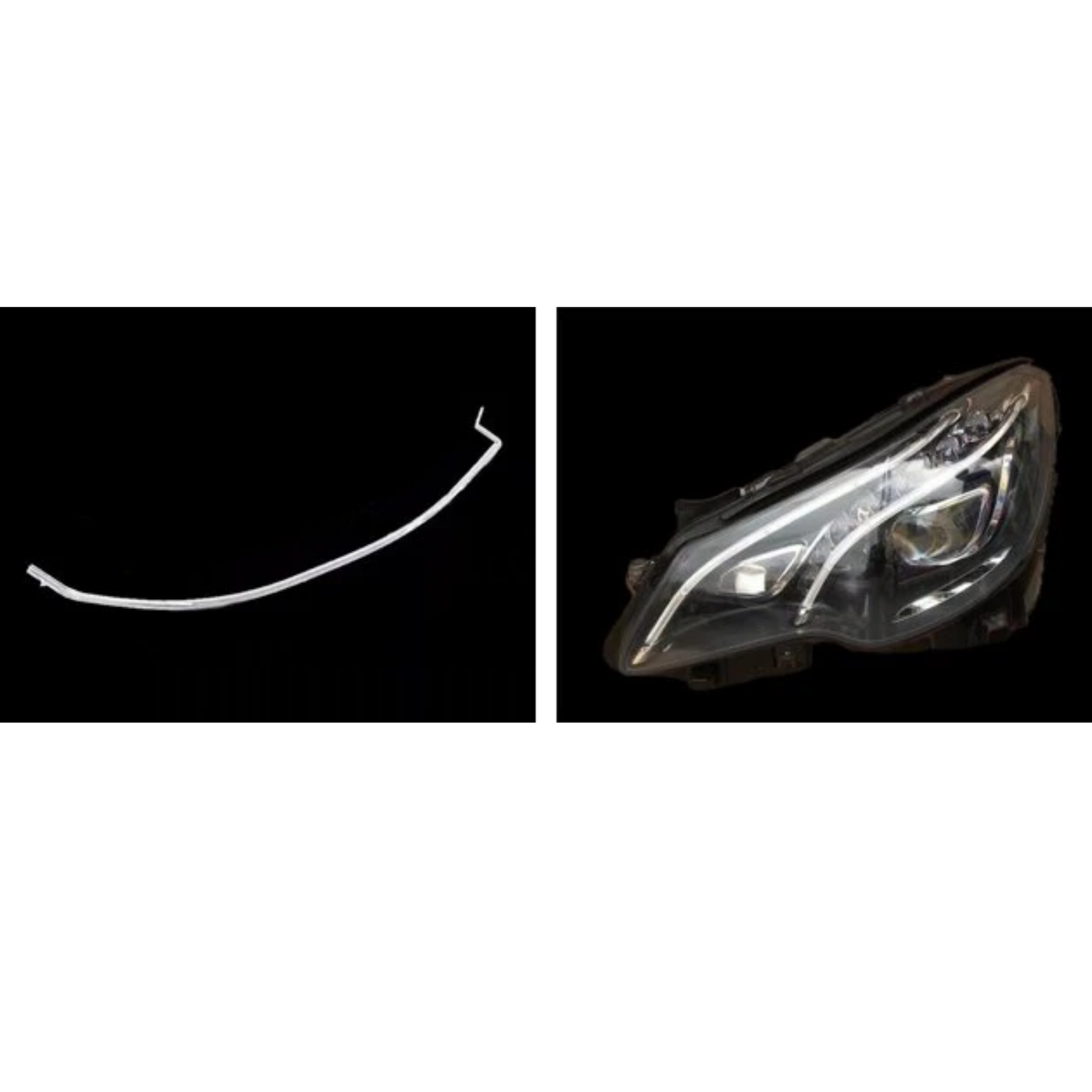 Left DRL Lamp Tube for MERCEDES-BENZ E-CLASS W207 (2014-2017) Long 1 Pc Per Headlight
