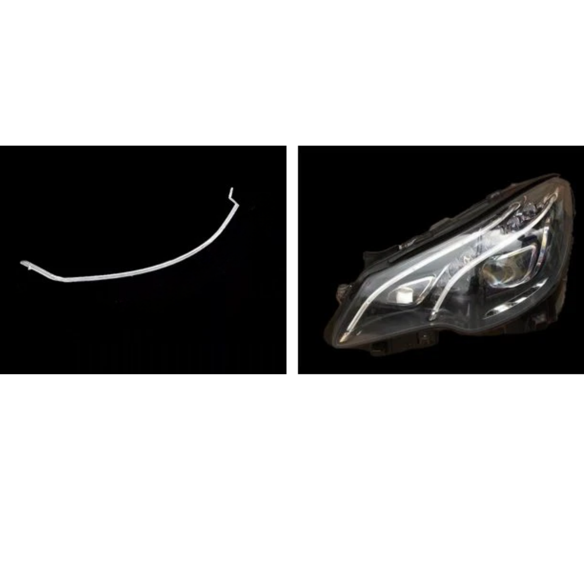 Left DRL Lamp Tube for MERCEDES-BENZ E-CLASS W207 (2014-2017) Short 1 Pc Per Headlight