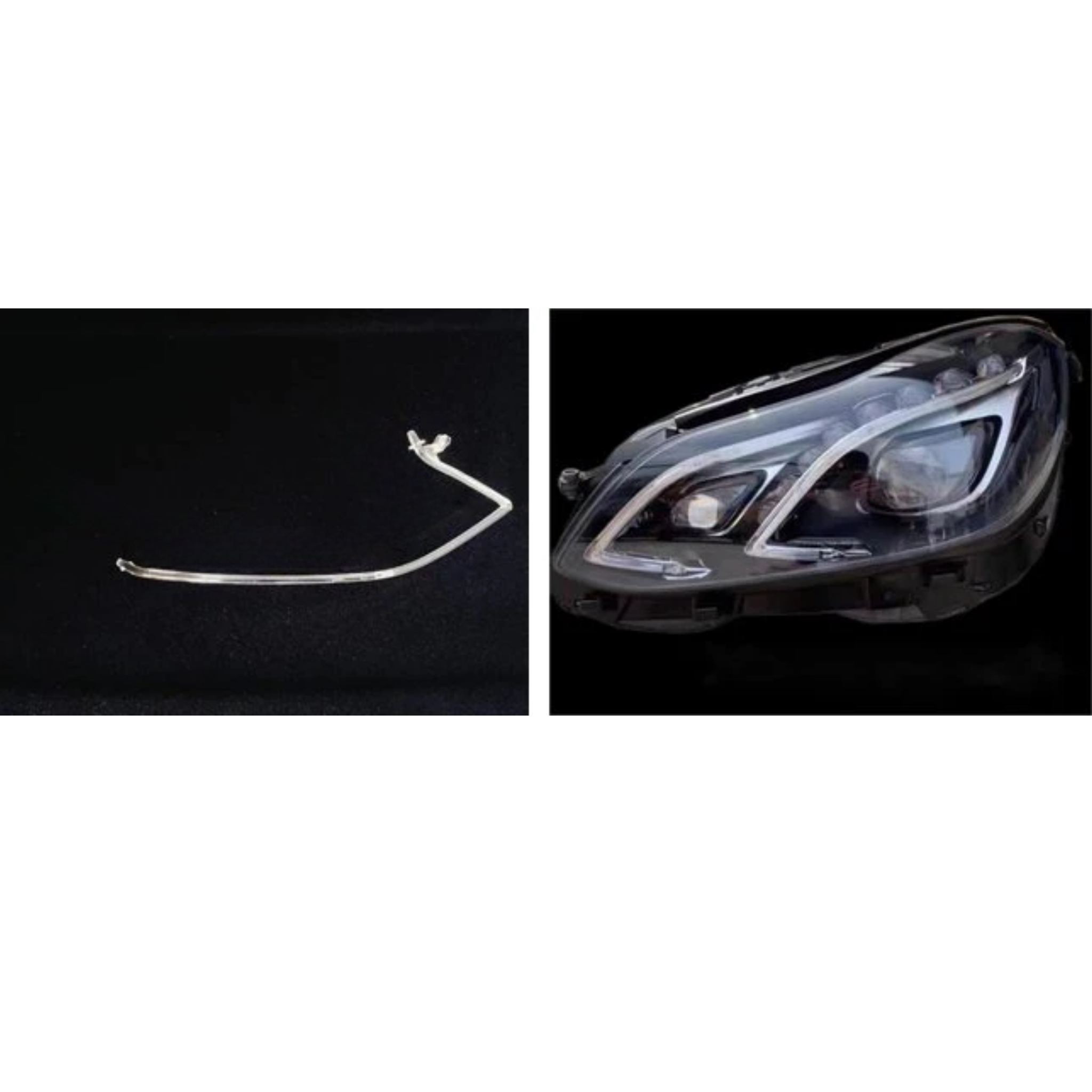 Left DRL Lamp Tube for MERCEDES-BENZ E-CLASS W212 (2014-2015) Short 1 Pc Per Headlight