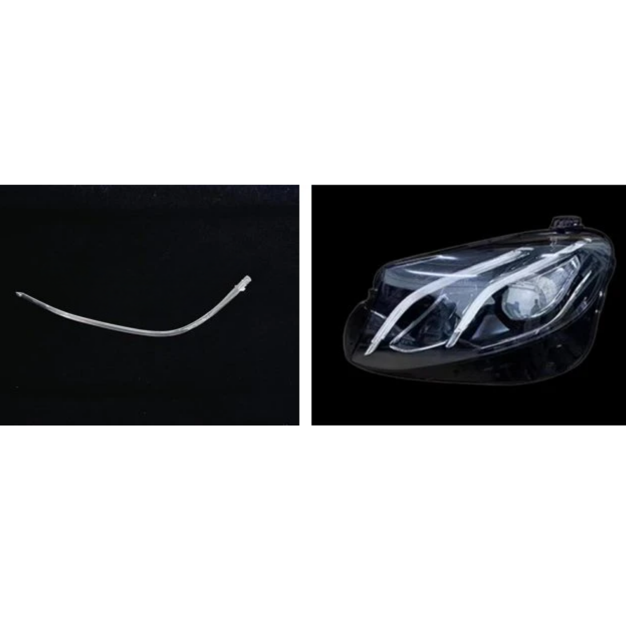 Left DRL Lamp Tube for MERCEDES-BENZ E-CLASS W213 (2016-2019) Long 1 Pc Per Headlight