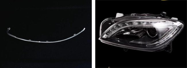 Left DRL Light Guide Strip for MERCEDES-BENZ ML-CLASS W166 (2013-2015) 1 Pc Per Headlight