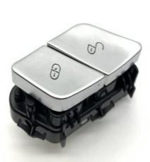 Left Door Lock Switch for MERCEDES-BENZ C-CLASS W205 (2014-2023) in Silver color