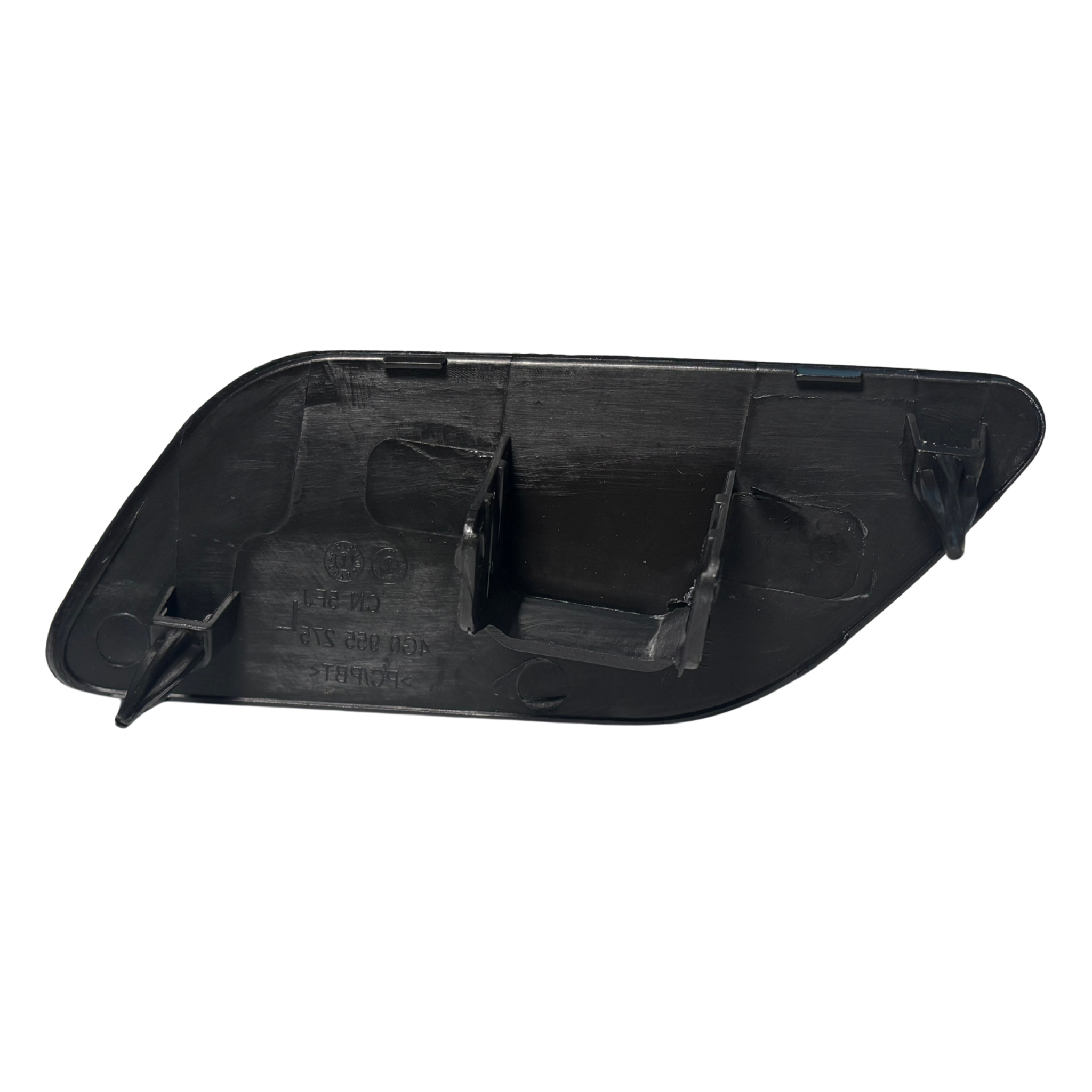 Left Headlight Washer Cap for AUDI A6 4G (2010-2019) in Black color Primed