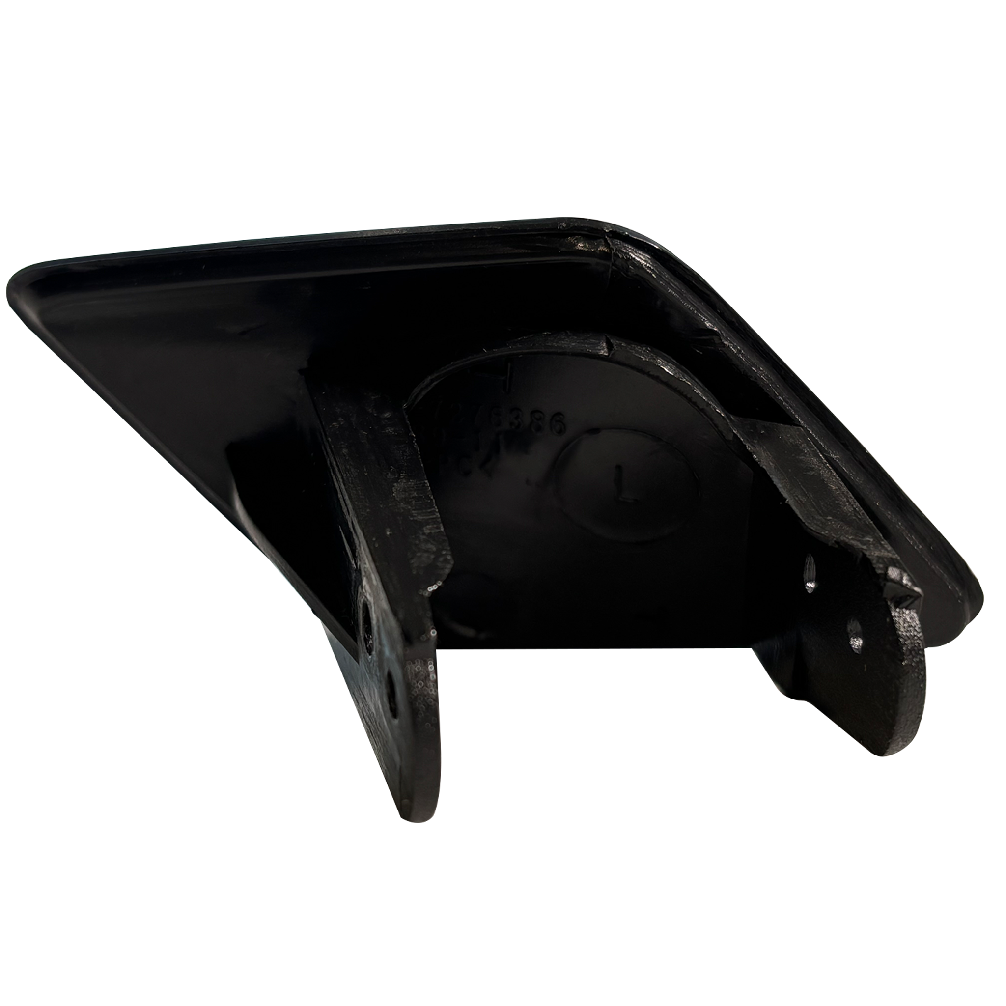 Left Headlight Washer Cap for BMW 3 F30 (2012-2018) in Black color