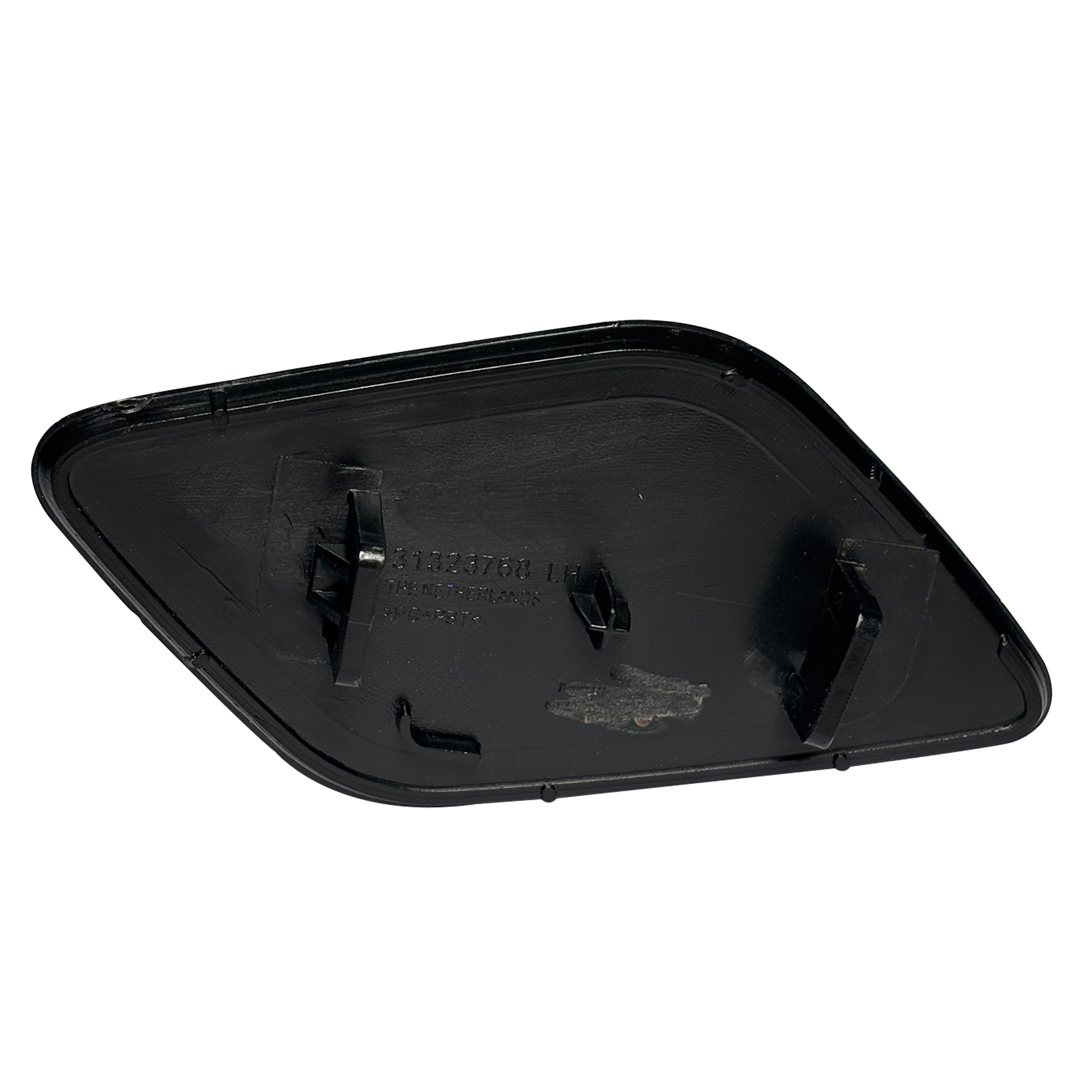 Left Headlight Washer Cap for VOLVO XC60 156 (2010-2017) in Black color Primed