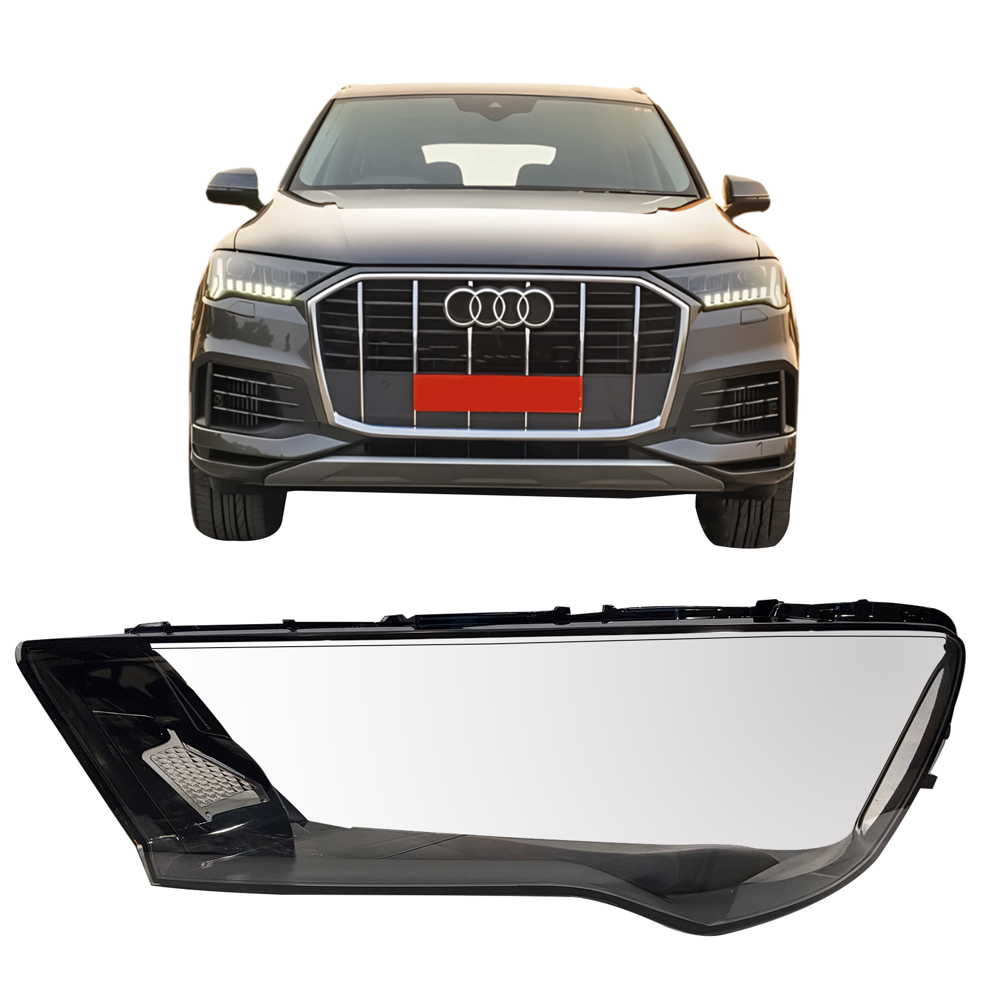 Left (Passenger Side) Headlight Lens for AUDI Q7 4MB (2021-2022)