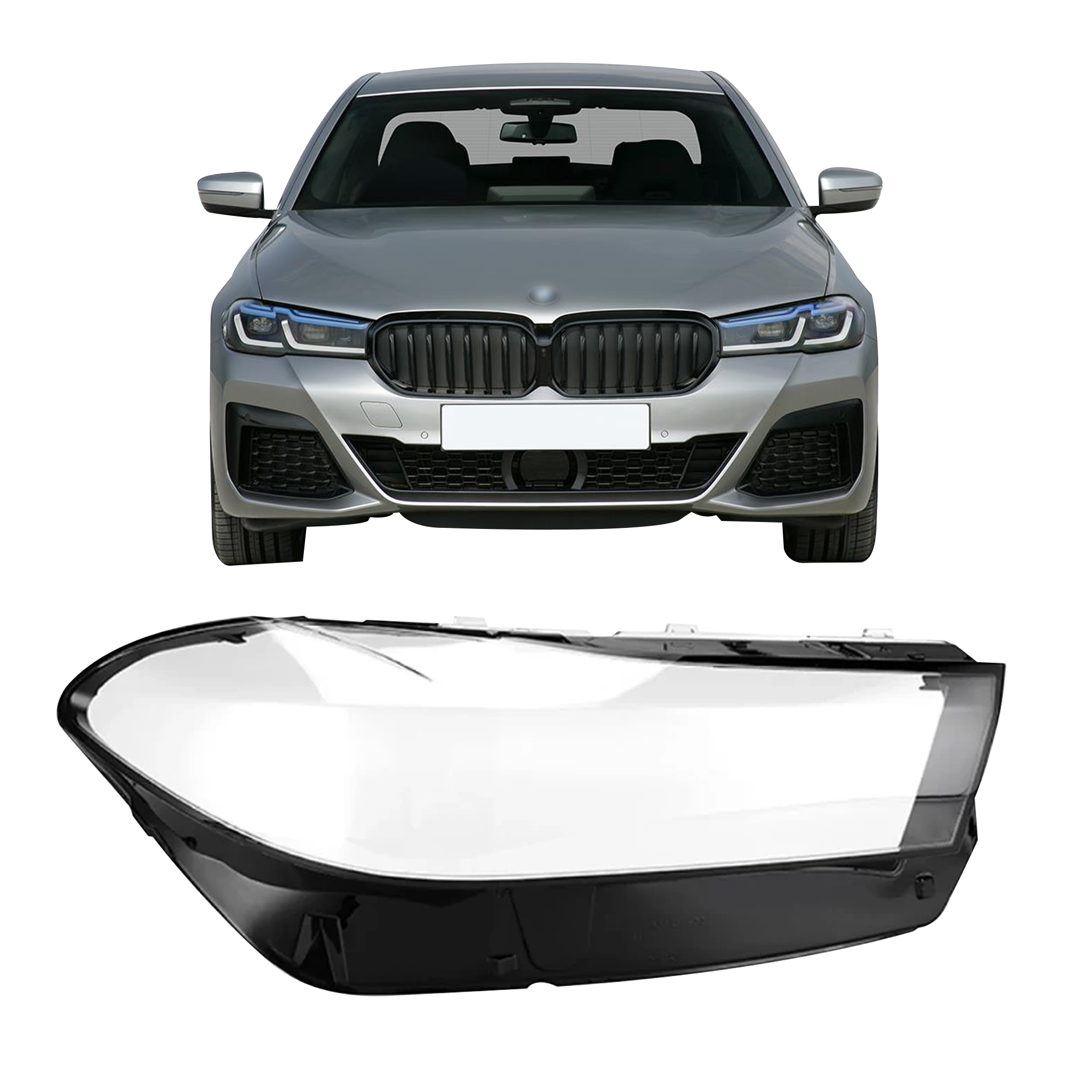 Left (Passenger Side) Headlight Lens for BMW 6 SERIES G32 (2017-2023)