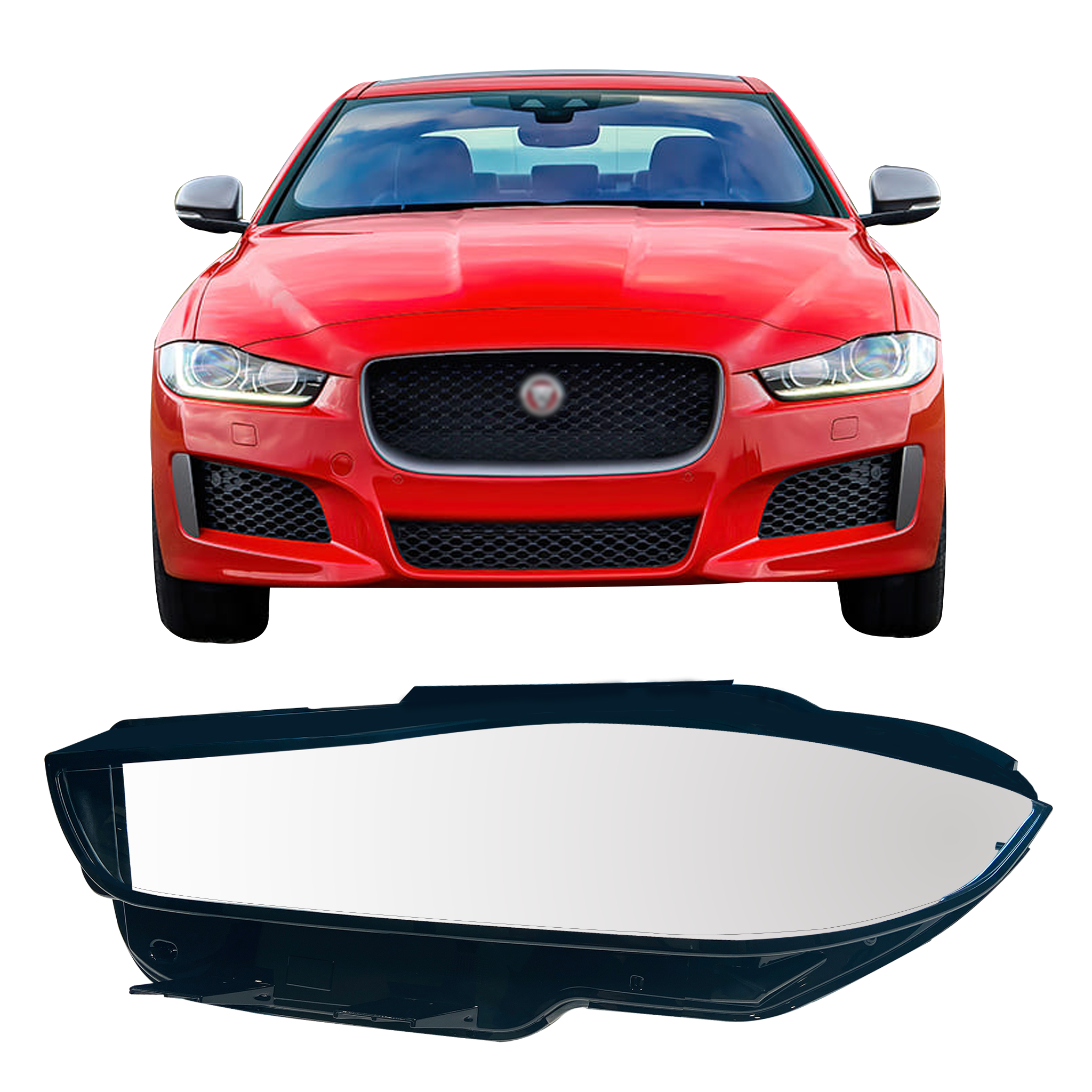 Left (Passenger Side) Headlight Lens for JAGUAR XE X760 (2020-2022)