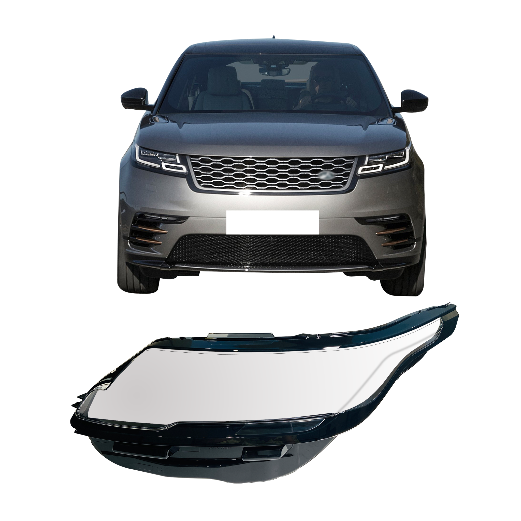 Left (Passenger Side) Headlight Lens for LAND ROVER RANGE ROVER VELAR L560 (2017)