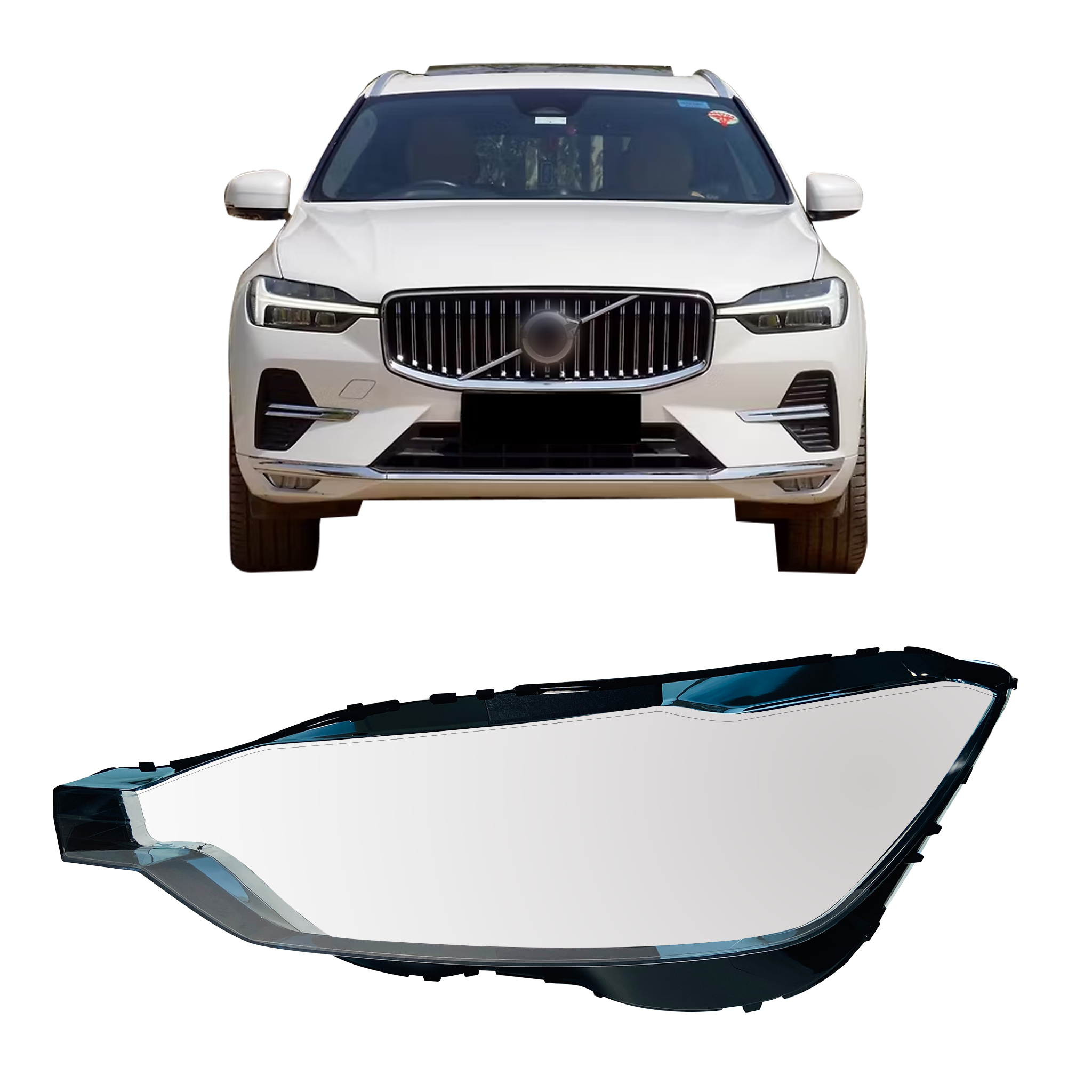 Left (Passenger Side) Headlight Lens for VOLVO XC60 246 (2018-2022)