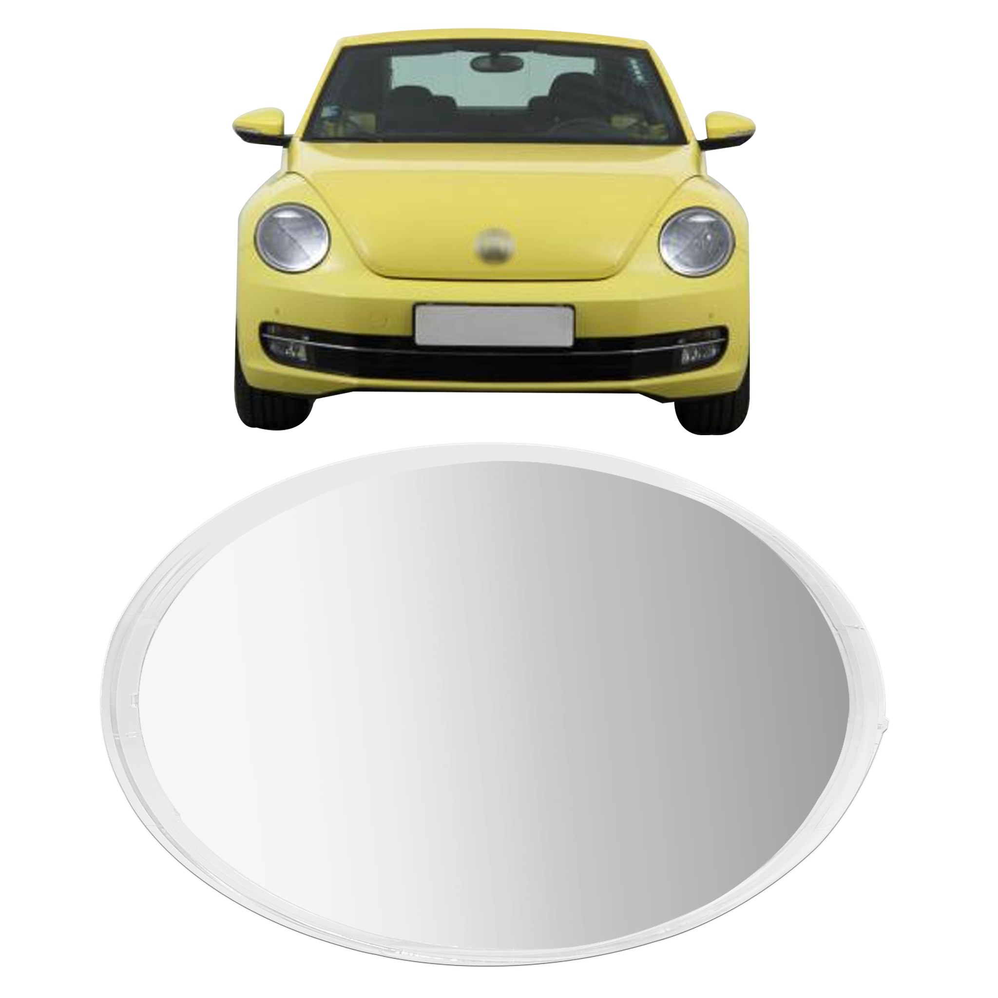 Left (Passenger Side) Headlight Lens for VW BEETLE 5C1 (2015-2018)