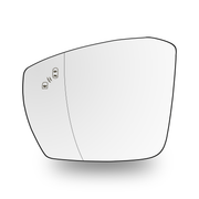 Left (Passenger Side) Rear View Mirror Glass with Blind Spot Detection for Skoda Octavia III (2012-2025) (Double Curvature)_01