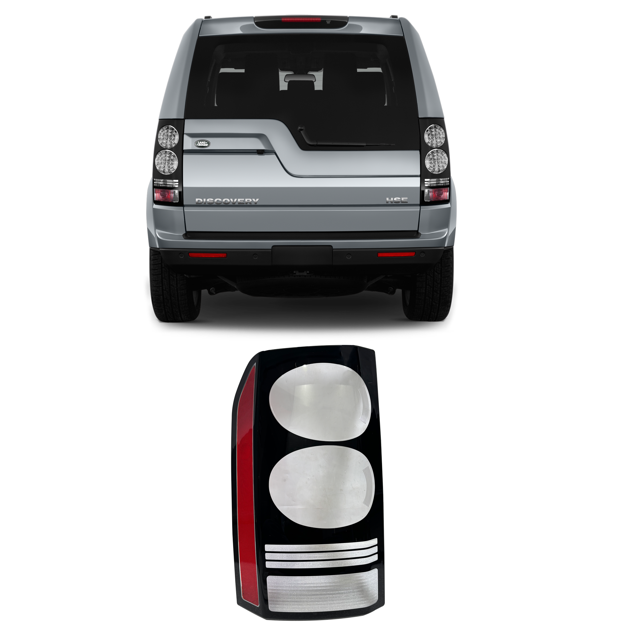 Left (Passenger Side) Tail Lamp Cover for LAND ROVER DISCOVERY L319 (2009-2018)