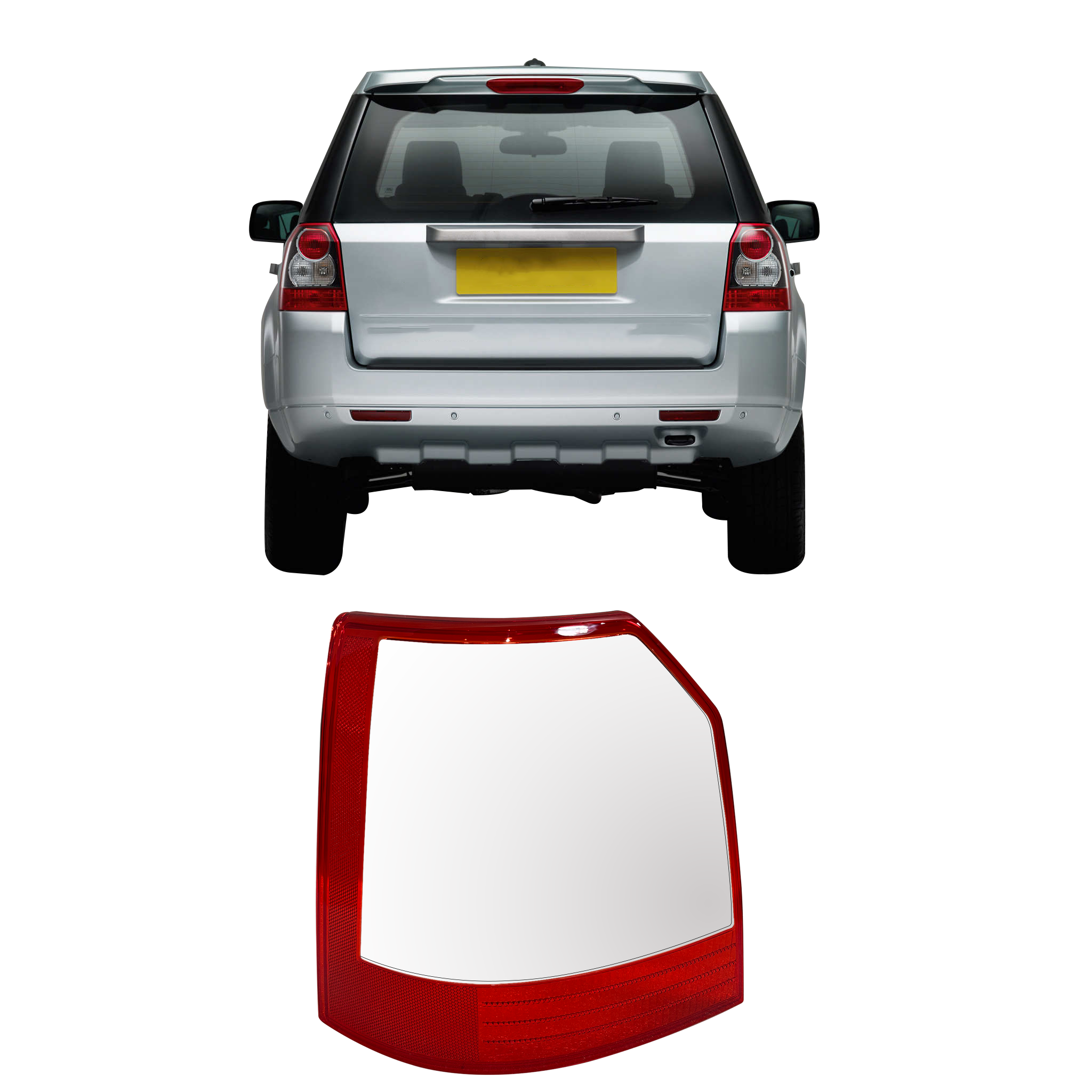 Left (Passenger Side) Tail Lamp Cover for LAND ROVER FREELANDER 2 L359 (2006-2012)