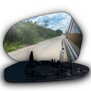 Left Rear View Mirror Glass for AUDI A6 4G (2010-2019) with Double Curvature