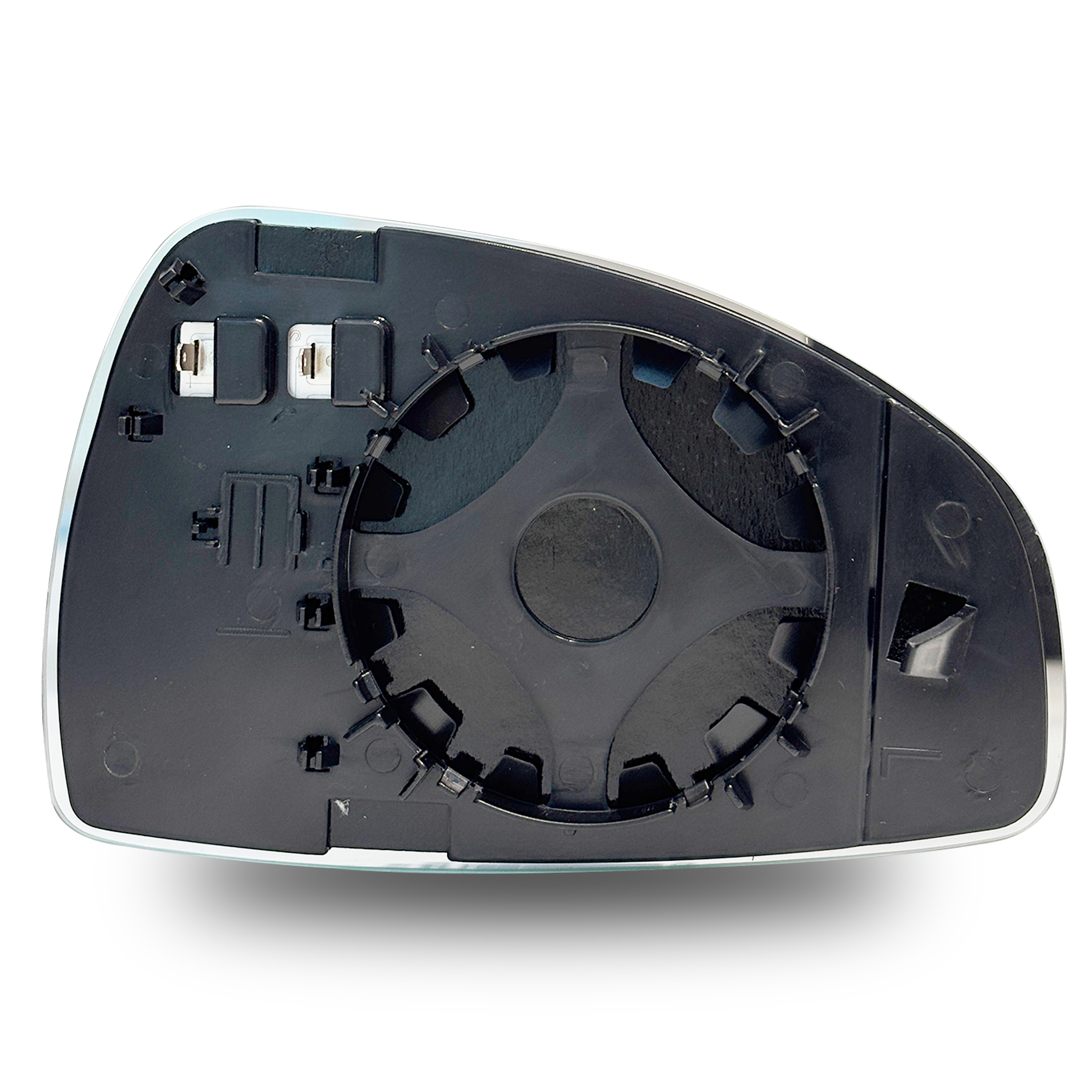 Left Rear View Mirror Glass for AUDI TT 8J3 (2006-2014) Heated with Plastic Frame and Double Curvature