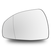Left Rear View Mirror Glass for AUDI TT 8J3 (2006-2014) Heated with Plastic Frame and Double Curvature