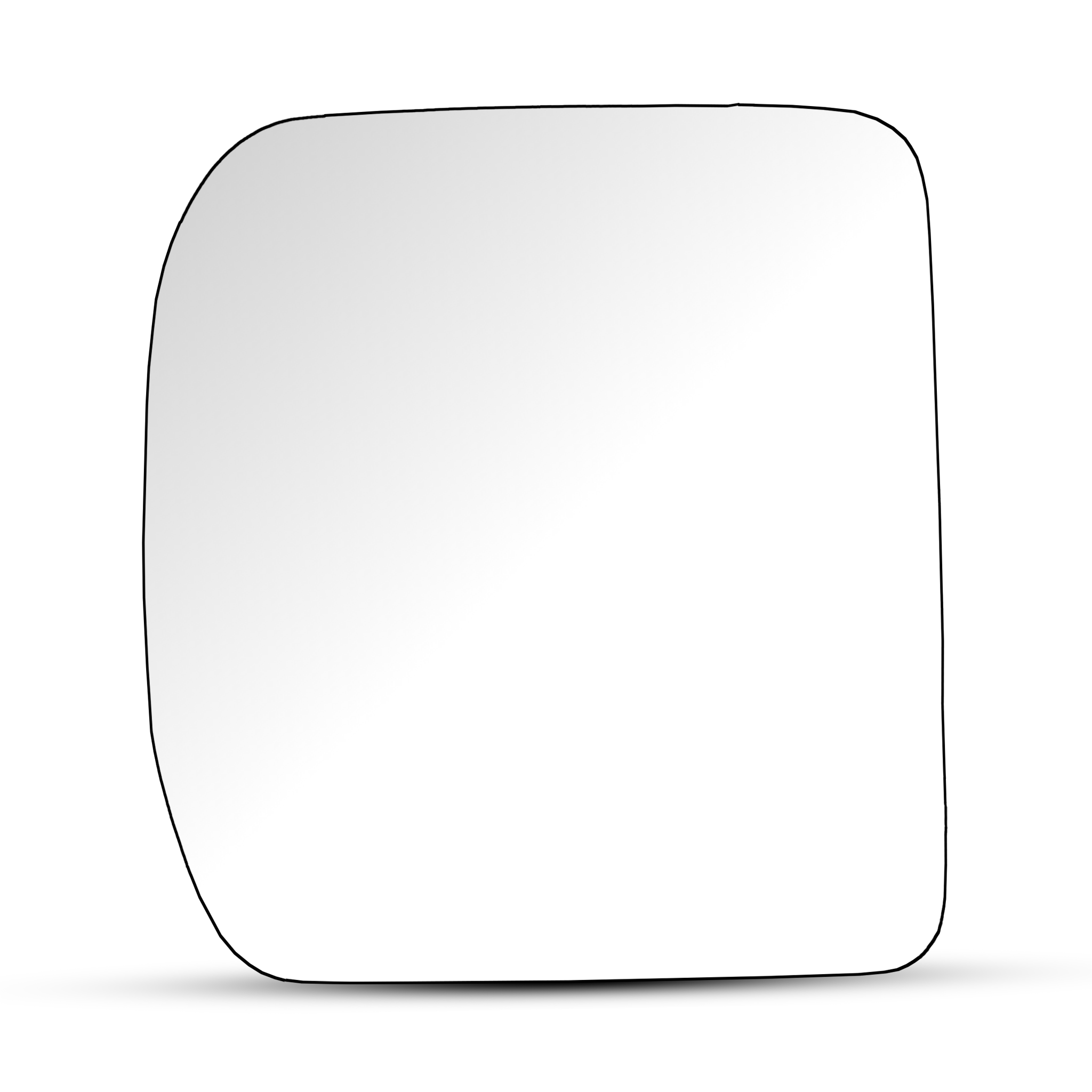 Left Rear View Mirror Glass for LAND ROVER DEFENDER L663 (2020) with Blind Spot Detection, Auto Heating and Double Curvature